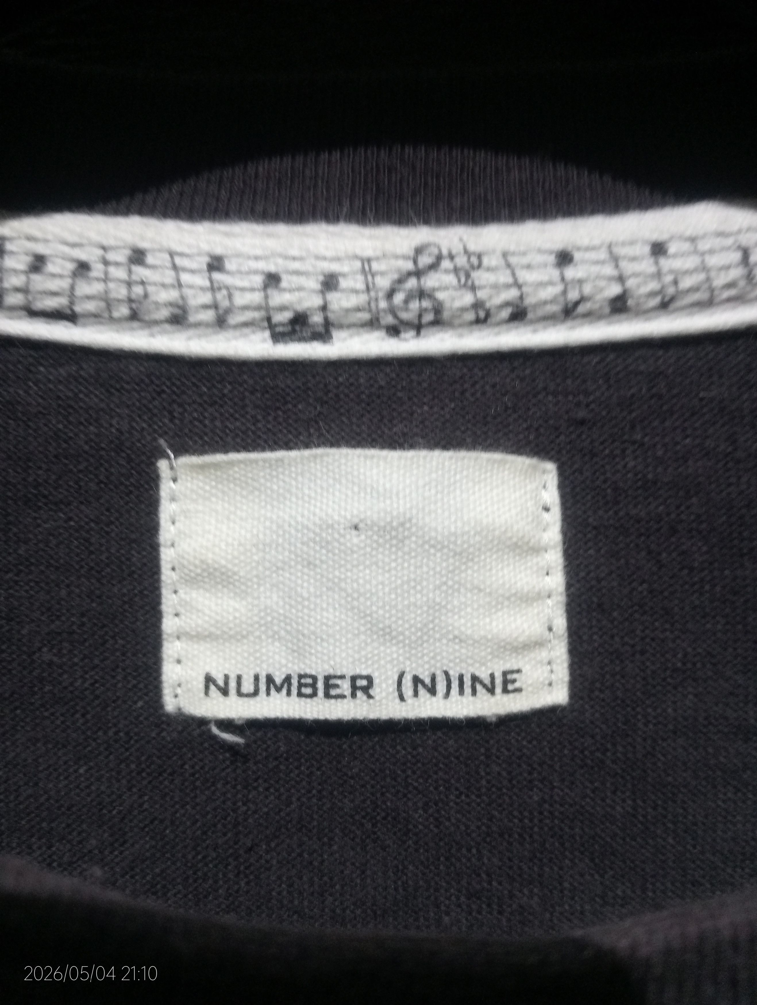 Number (N)ine Vintage Punk Number (N)ine Plain Tshirt Very Rare Size US M / EU 48-50 / 2 - 2 Thumbnail