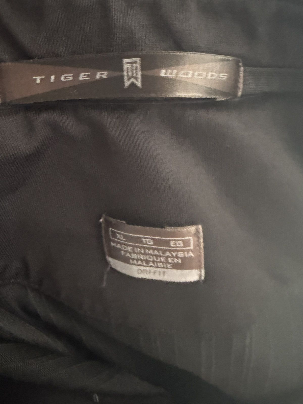 Tiger Woods Tiger Woods Golf Athletic Polo Black Size XL. Size US XL / EU 56 / 4 - 7 Thumbnail
