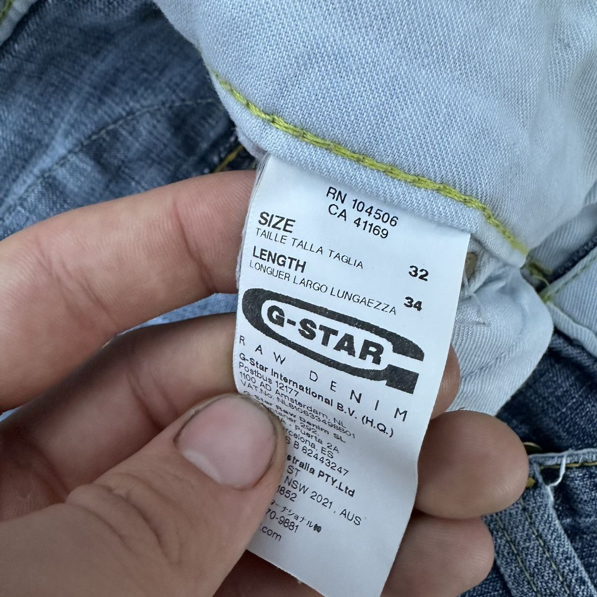 G-Star VTG Japanese G-Star Raw Jeans Double Knee W32xL34 Crazy Fit Size US 32 / EU 48 - 9 Thumbnail