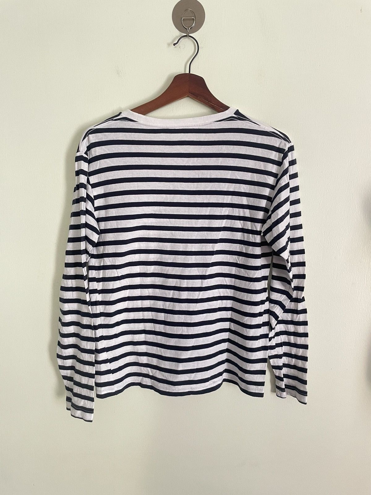 Blue Blue Japan Fruit of the Loom long sleeve stripe Shirt Size US S / EU 44-46 / 1 - 2 Thumbnail
