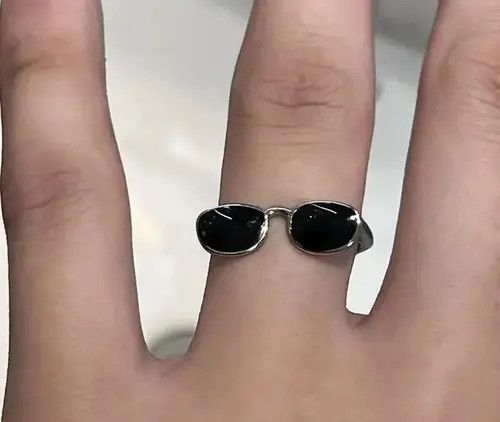Japanese Brand × Jewelry Avant garde sunglasses ring aesthetic y2k Size ONE SIZE - 4 Thumbnail