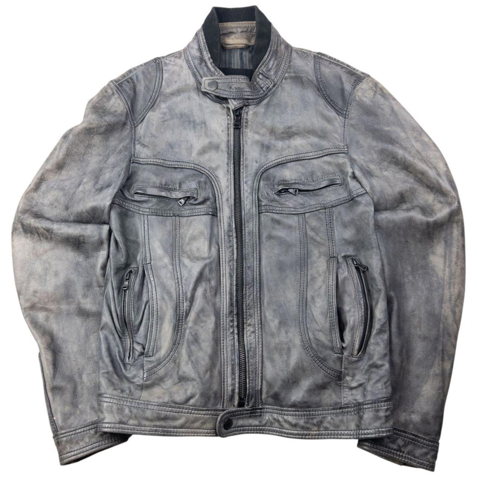 Dolce & Gabbana Vintage Dolce & Gabbana Lamb Leather Biker Jacket Size M Size US M / EU 48-50 / 2 - 1 Thumbnail