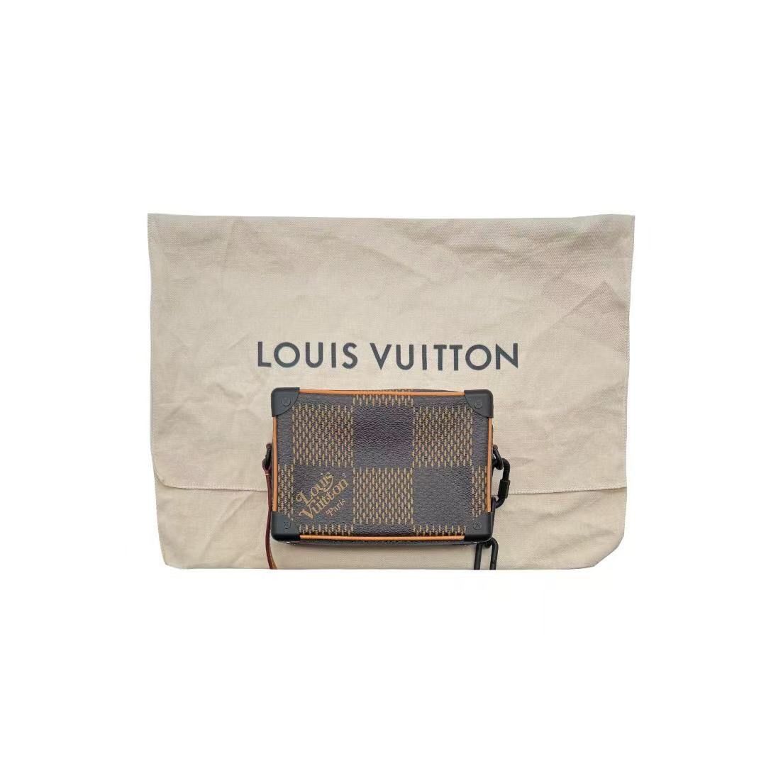 Louis Vuitton Louis Vuitton Nigo Giant Damier Ebene Mini Soft Trunk Size ONE SIZE - 4 Thumbnail