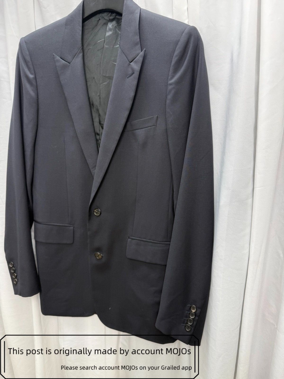 Dior Sz 48 Dior Homme 05AW Hedi Era Wool Blzaer mojos1041 Size US M / EU 48-50 / 2 - 2 Thumbnail