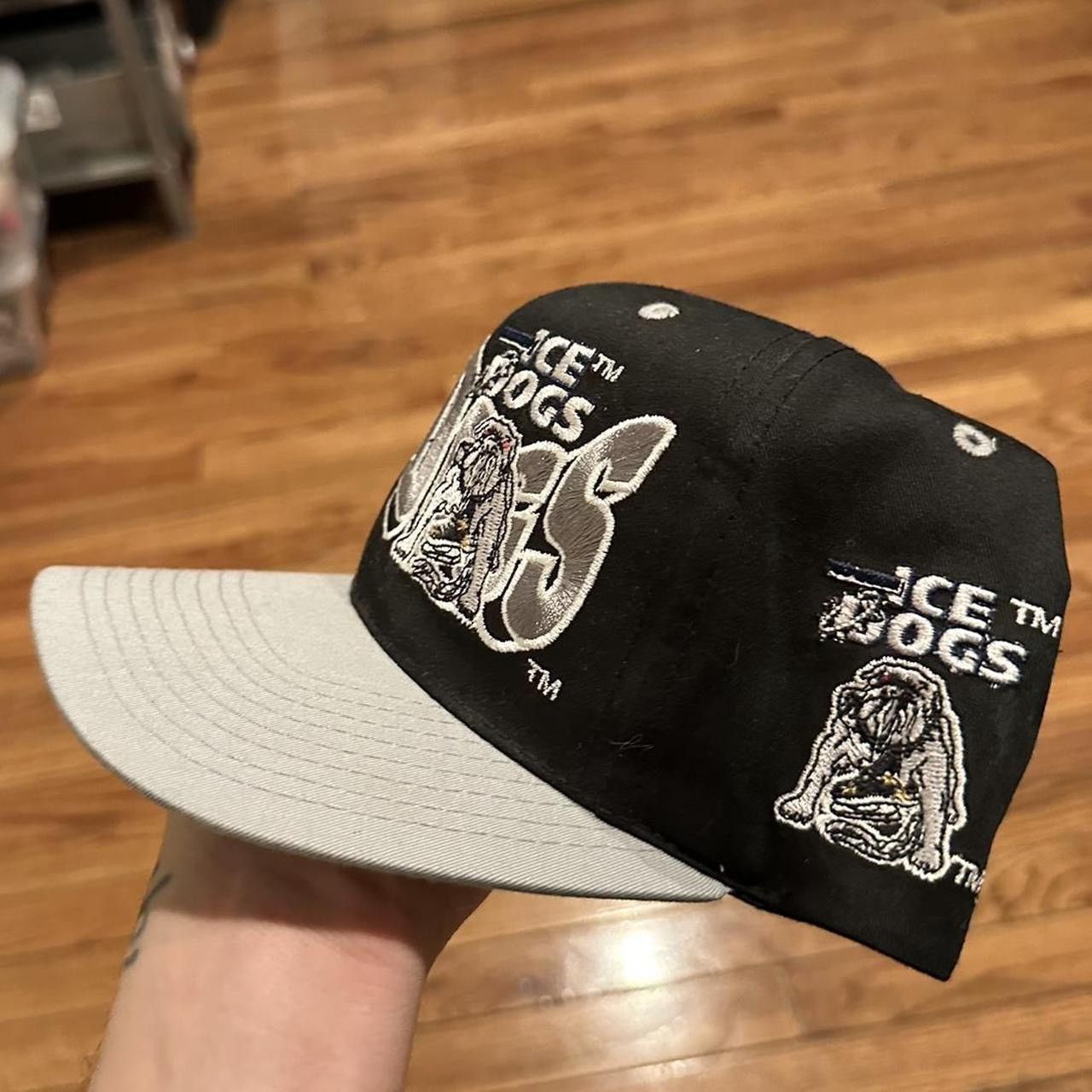 Vintage 1996 Los Angeles ICE DOGS NHL snapback hat Size ONE SIZE - 4 Thumbnail