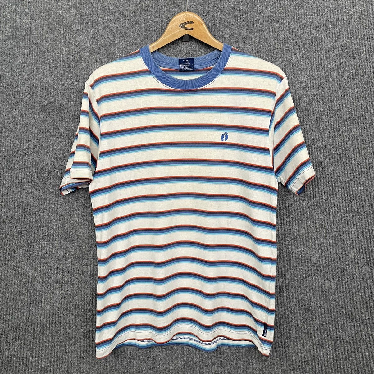 Hang Ten × Vintage Vintage 2000s Hang Ten Stripes T Shirt Size US M / EU 48-50 / 2 - 1 Thumbnail