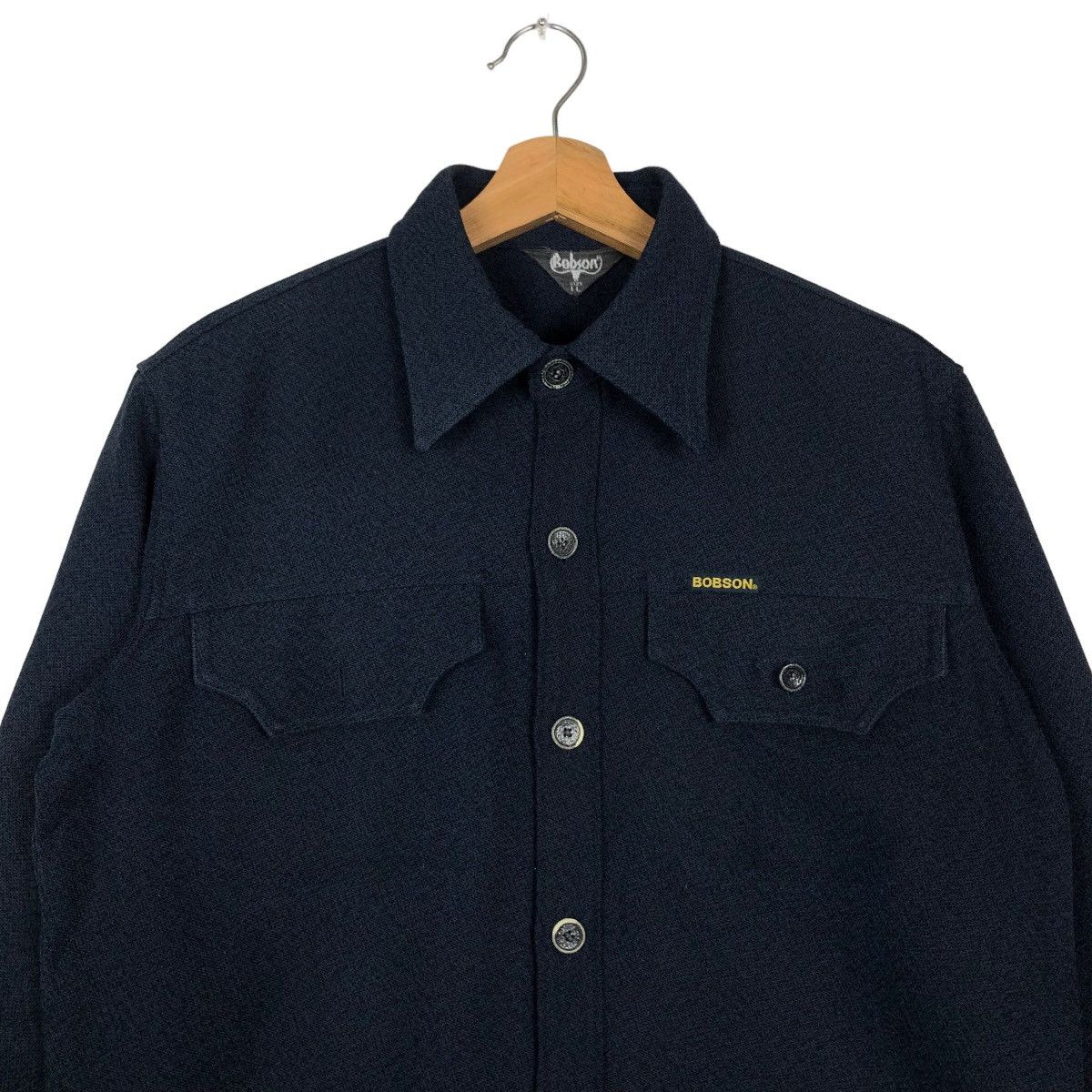 Vintage 🔥80’s Vintage Wool Chore Work Jacket Bobson USA Made Size US L / EU 52-54 / 3 - 2 Thumbnail