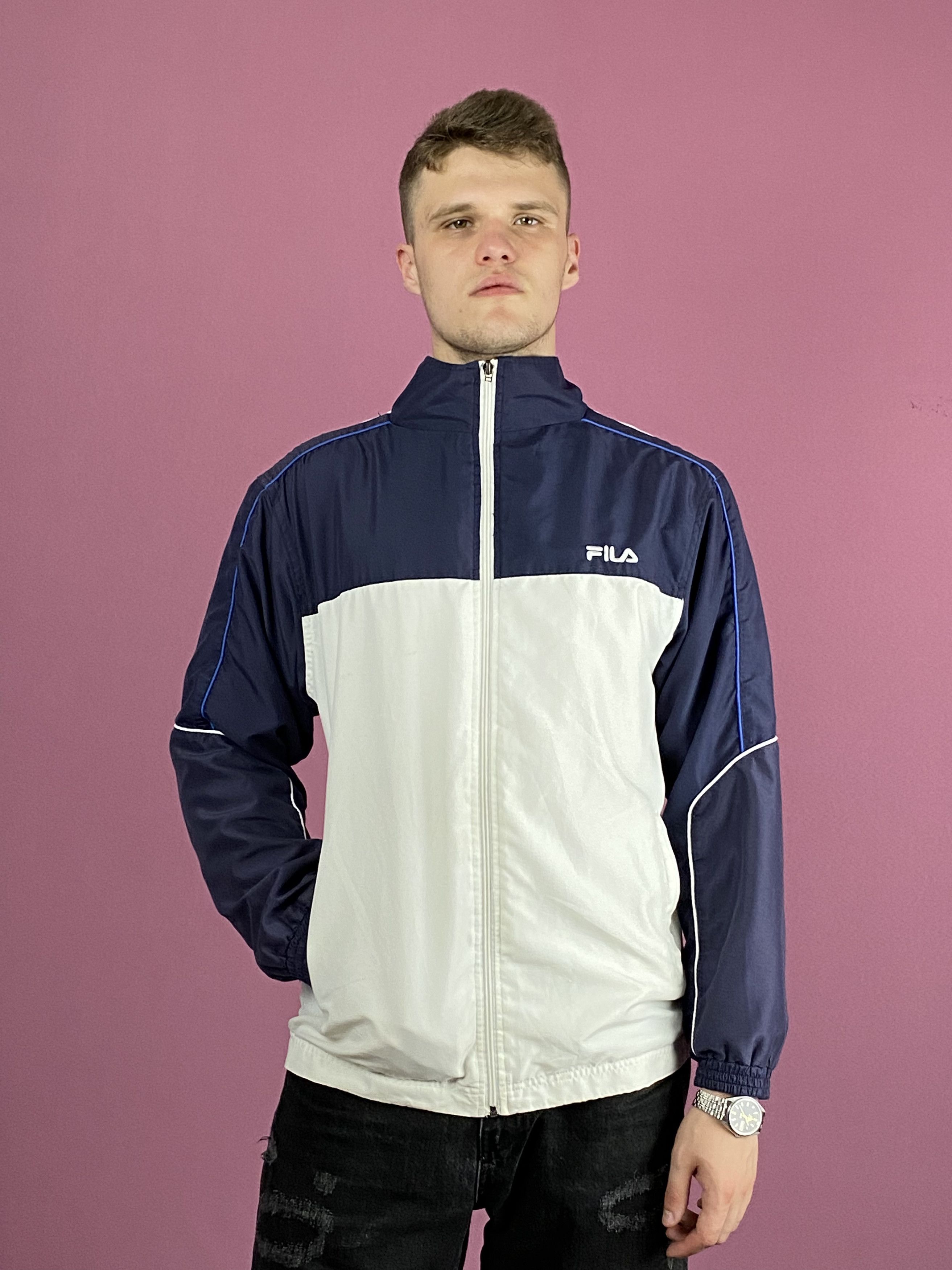 Fila × Vintage Fila Vintage Men's Windbreaker Jacket - M Size US M / EU 48-50 / 2 - 1 Thumbnail