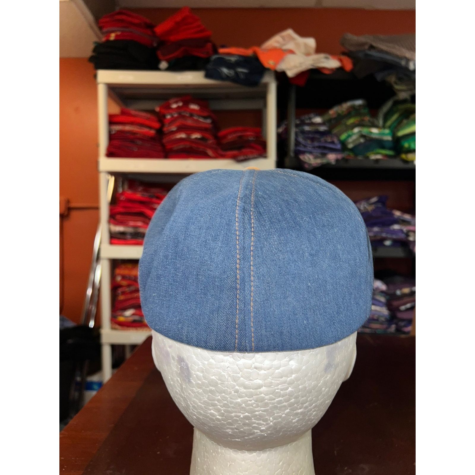 Vintage Vintage Denim Jesus Hat Cowboy Charter Fellowship VTG 80s OS Size ONE SIZE - 5 Thumbnail
