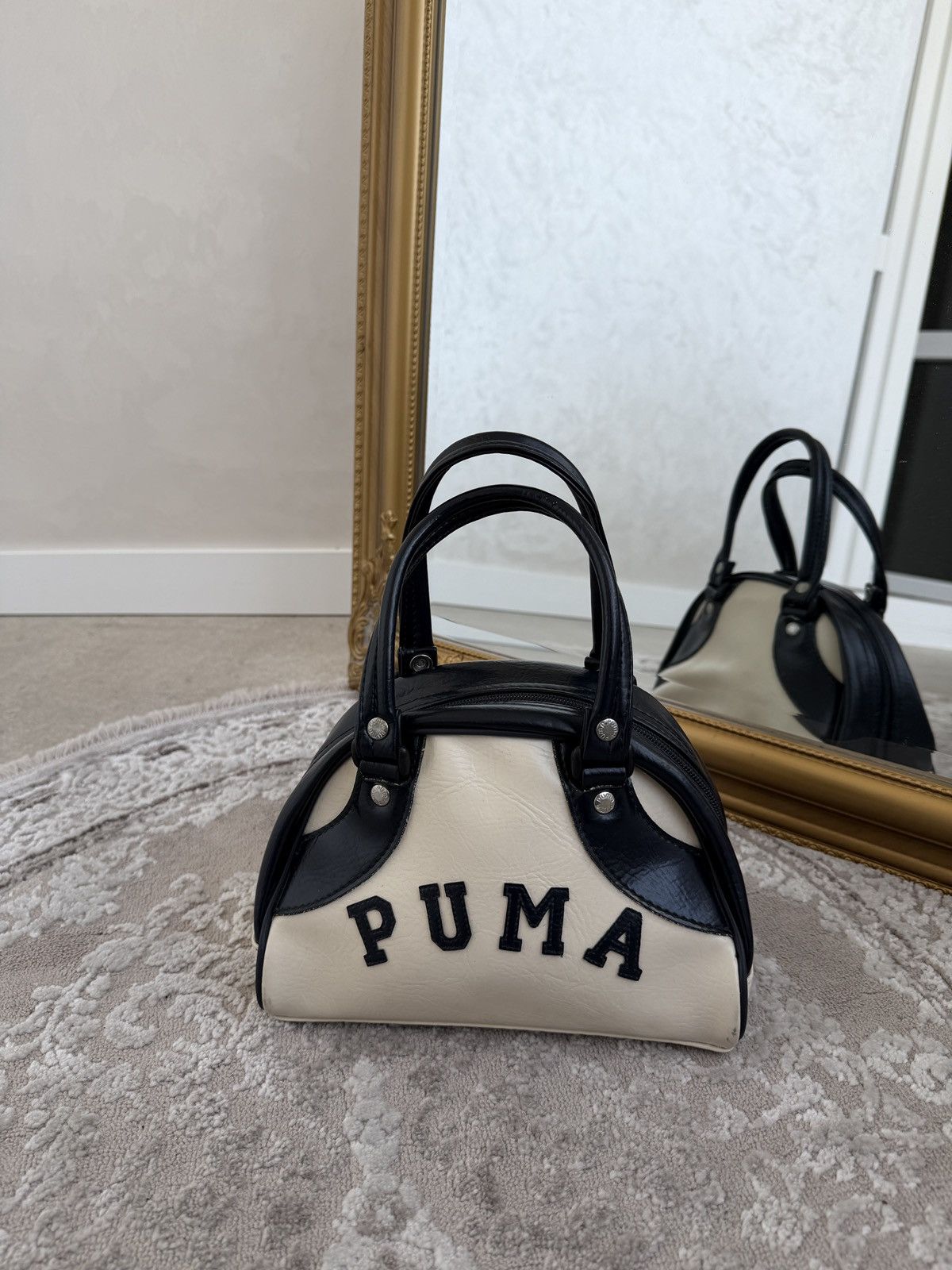 Puma Vintage Puma y2k small bag handbag SF leather Size ONE SIZE - 3 Thumbnail
