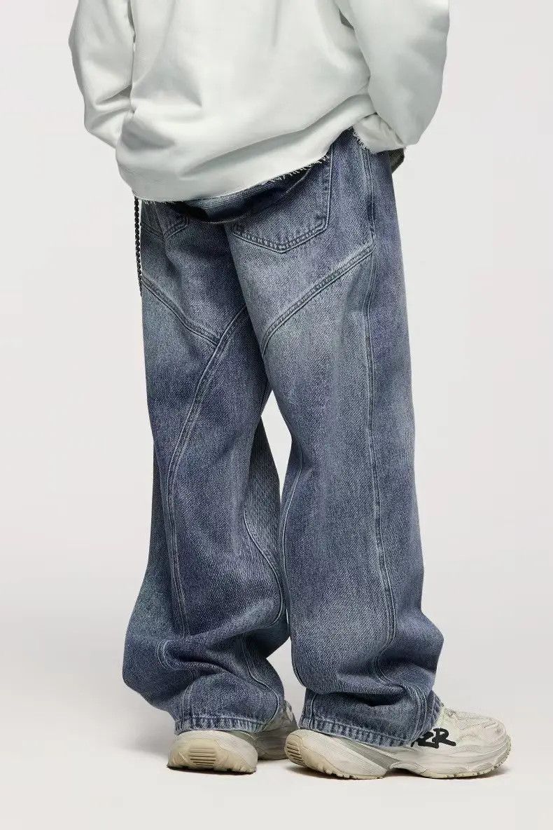 Designer × Japanese Brand Streetwear Hip Hop Loose Casual Jeans Size US 33 - 2 Thumbnail