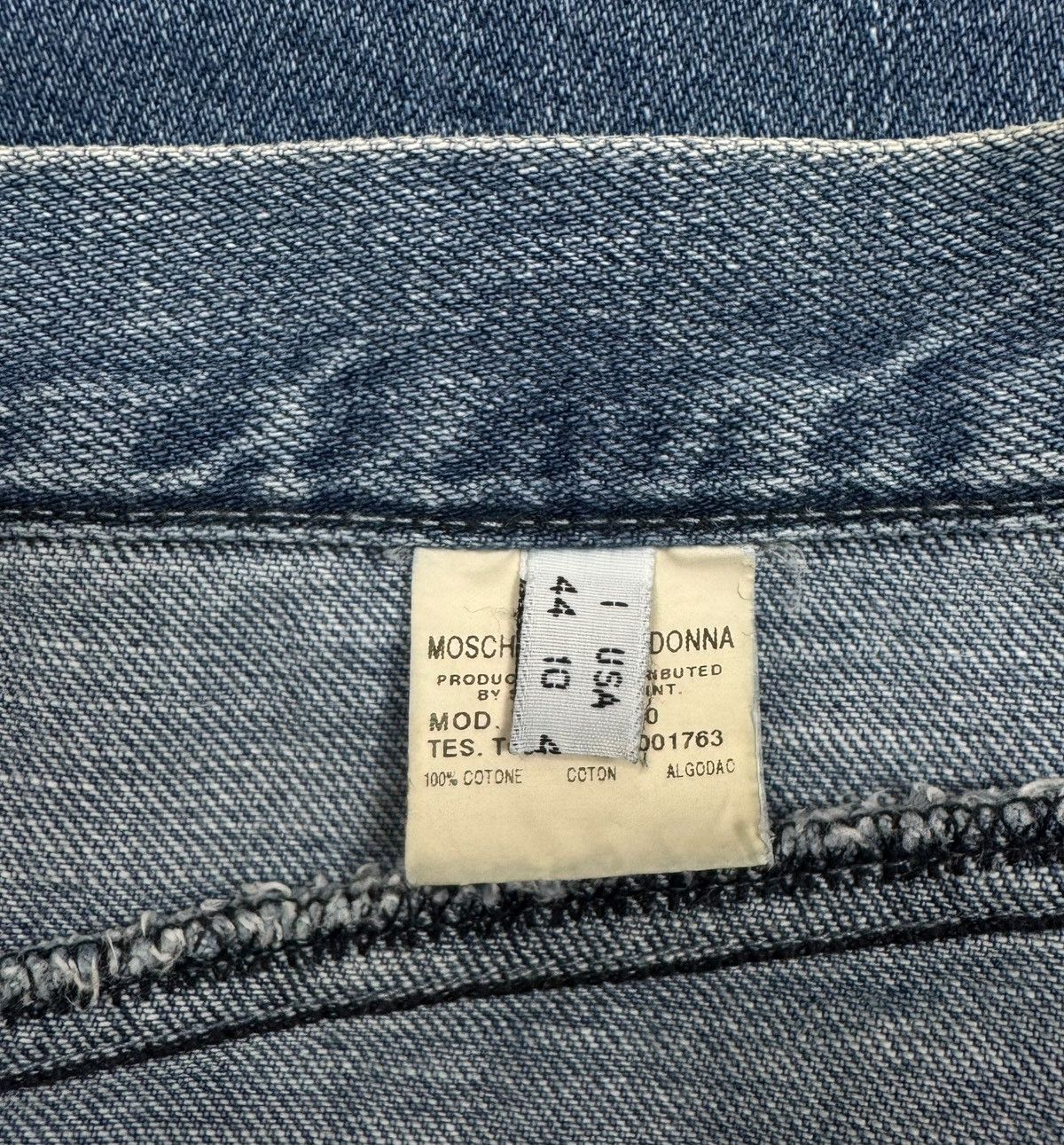 Moschino Moschino Jeans Vintage Mini Denim Skirt size IT44 US10 Size 30" / US 8 / IT 44 - 15 Thumbnail