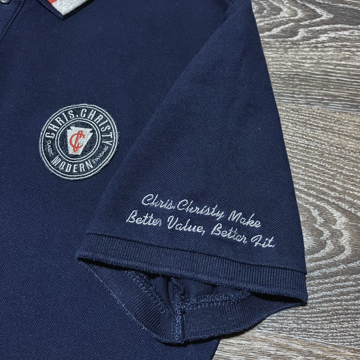 Japanese Brand CHRIS.CHRISTY Double Collar Polo Shirt Size US M / EU 48-50 / 2 - 4 Thumbnail