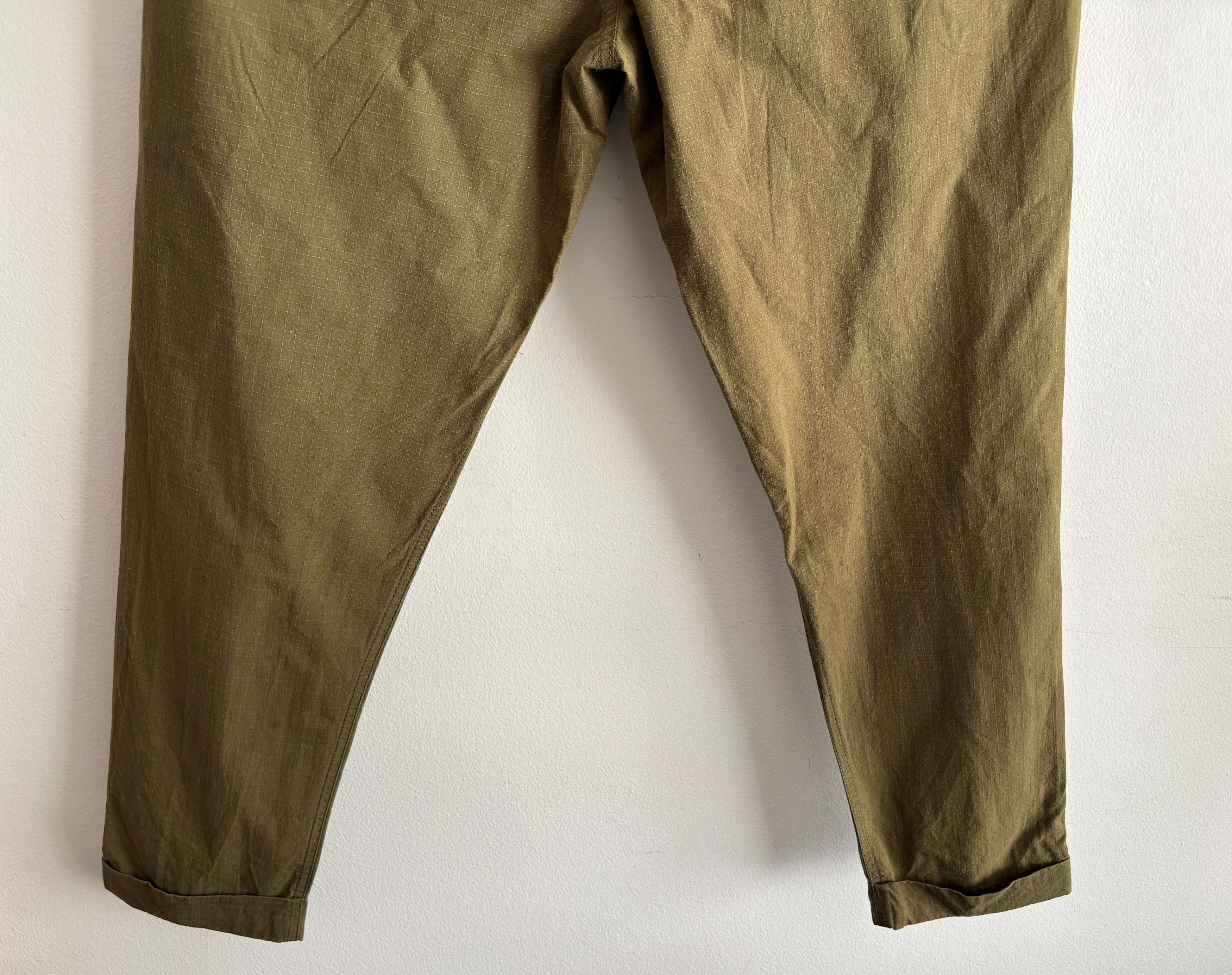 Universal Works $215 Olive Green Cotton Pleated Ripstop Pants - 30 Size US 30 / EU 46 - 9 Thumbnail