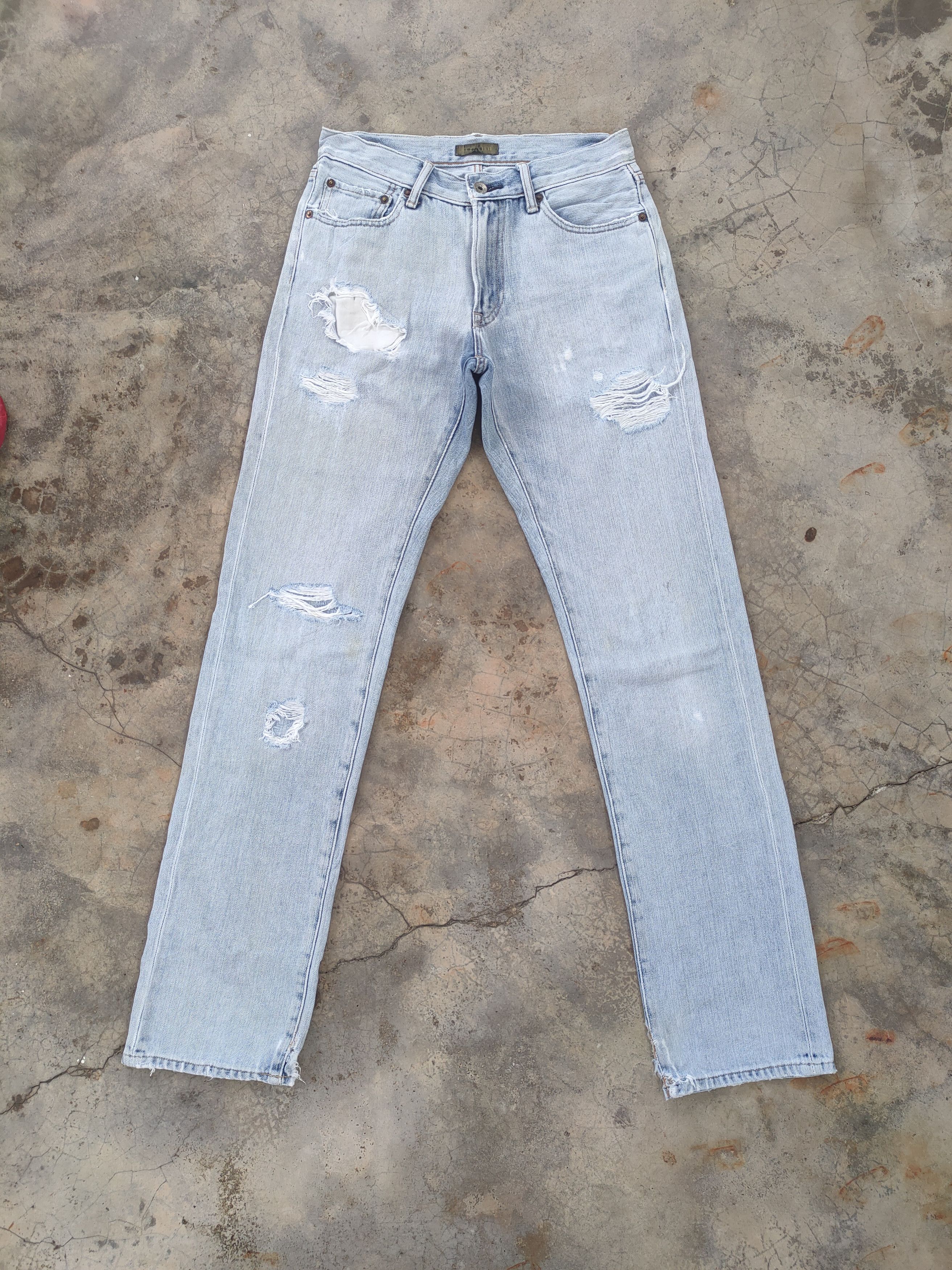 Japanese Brand VINTAGE JAPANESE FADED DISTRESSED JEANS PANTS Size US 30 / EU 46 - 1 Thumbnail