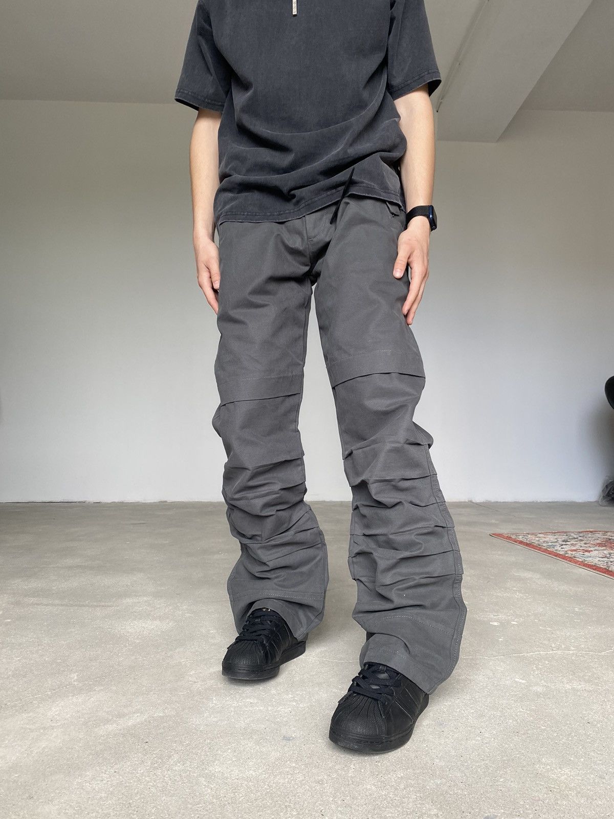 image of Low Light Studios Designer Pants Low Lights in Light Gray, Men's (Size 34)