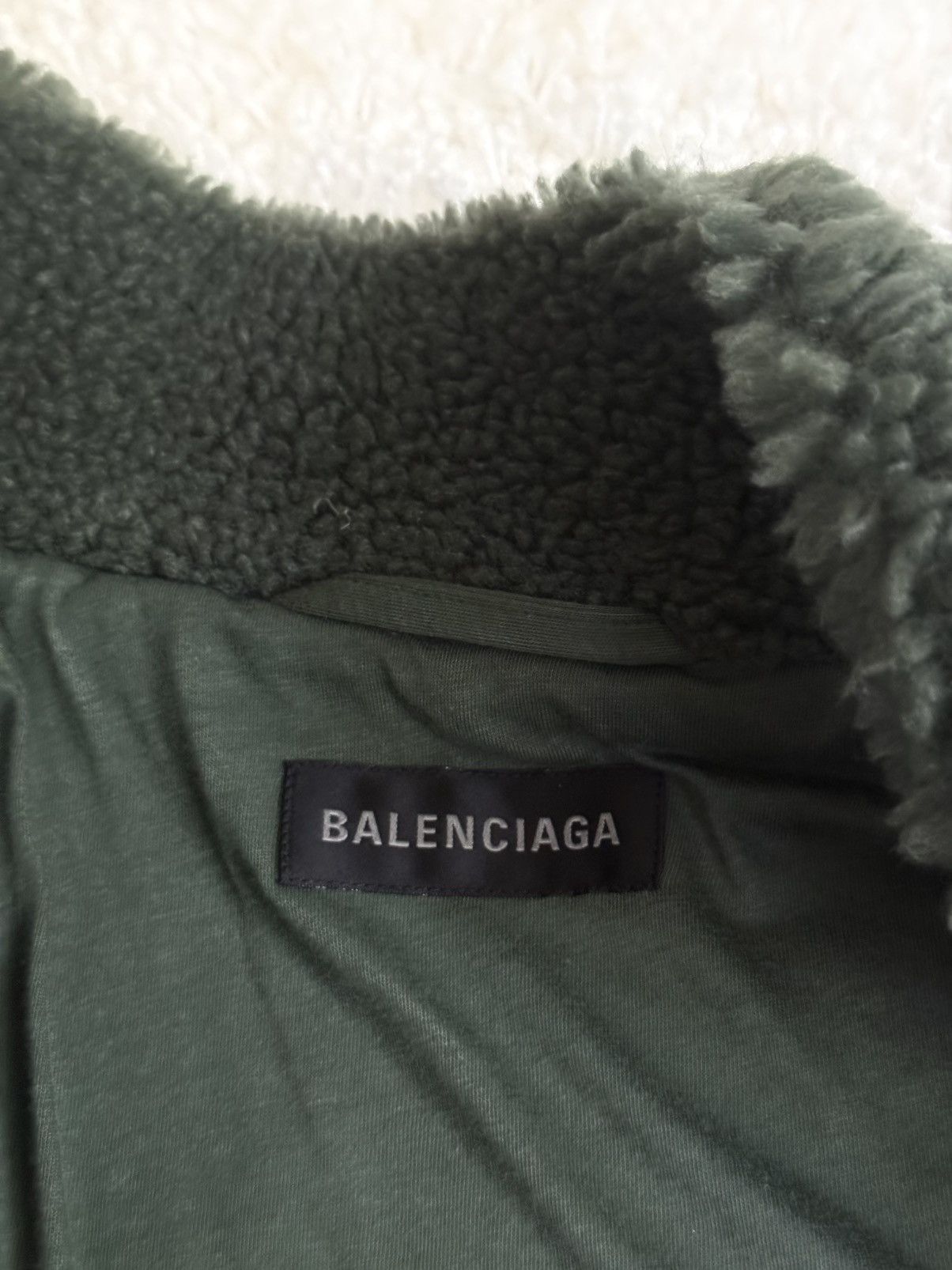 Balenciaga BALENCIAGA — MEN'S LOOP SPORTS ICON ZIP-UP JACKET IN KHAKI Size US M / EU 48-50 / 2 - 4 Thumbnail