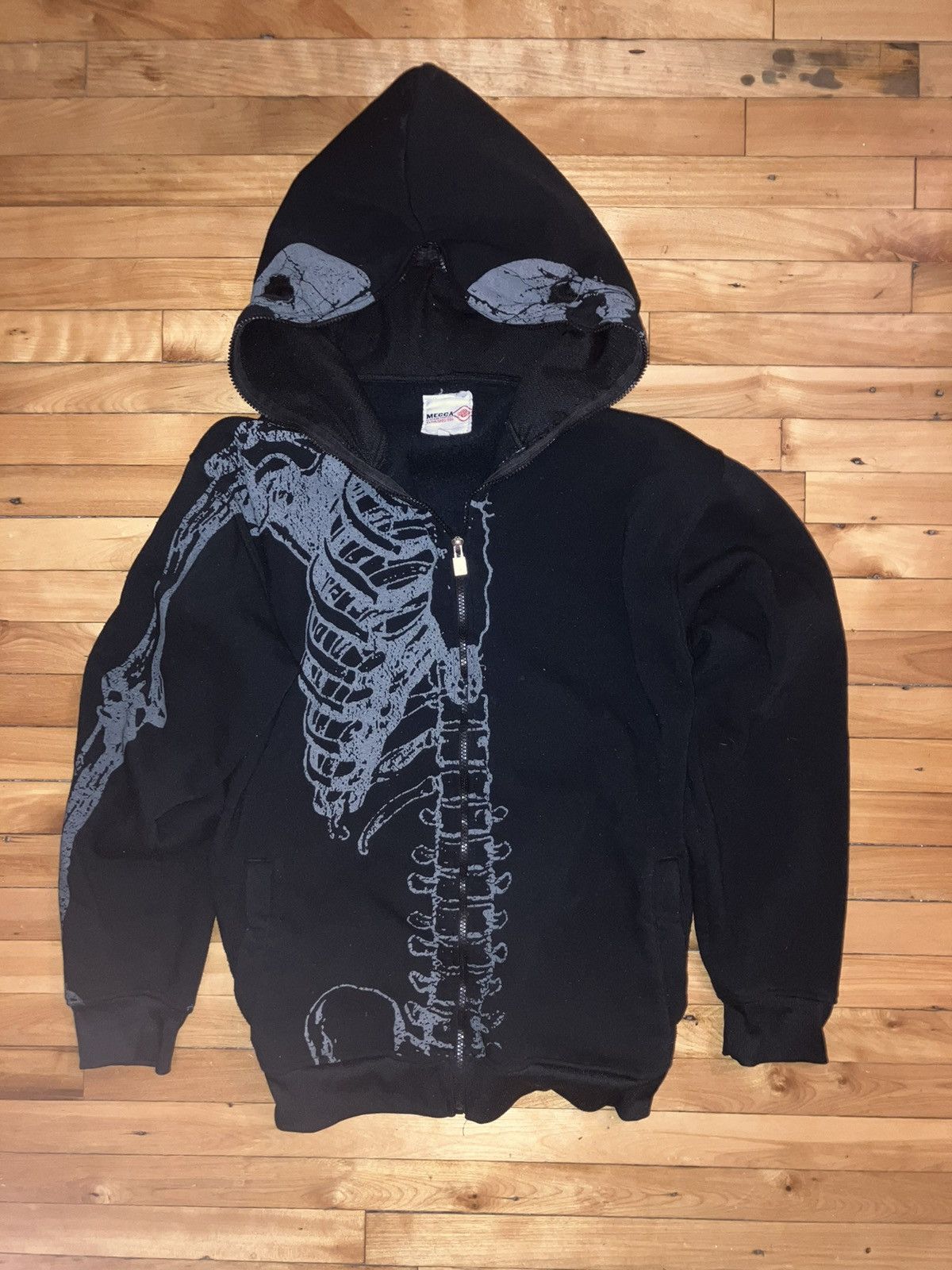 Mecca Yk2 South Pole/affliction style Mecca skeleton zipup hoodie Size US L / EU 52-54 / 3 - 1 Thumbnail