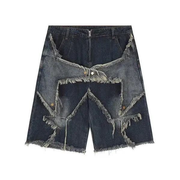 Jean Komura x aoka American Star Embroidery Jean Shorts Size US 29 - 1 Thumbnail