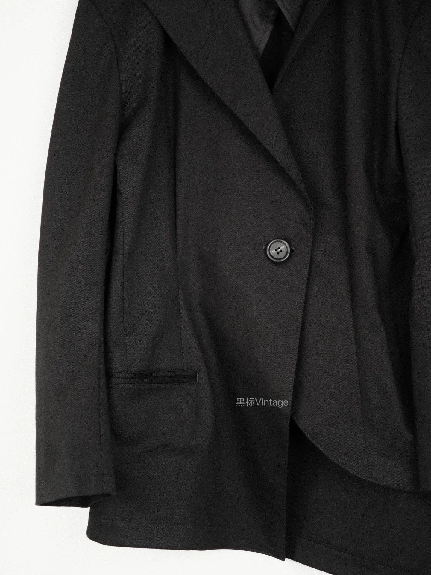 Yohji Yamamoto Yohji Yamamoto 25aw Vintage Asym Odd Collar Suit Women's Size XS / US 0-2 / IT 36-38 - 3 Thumbnail