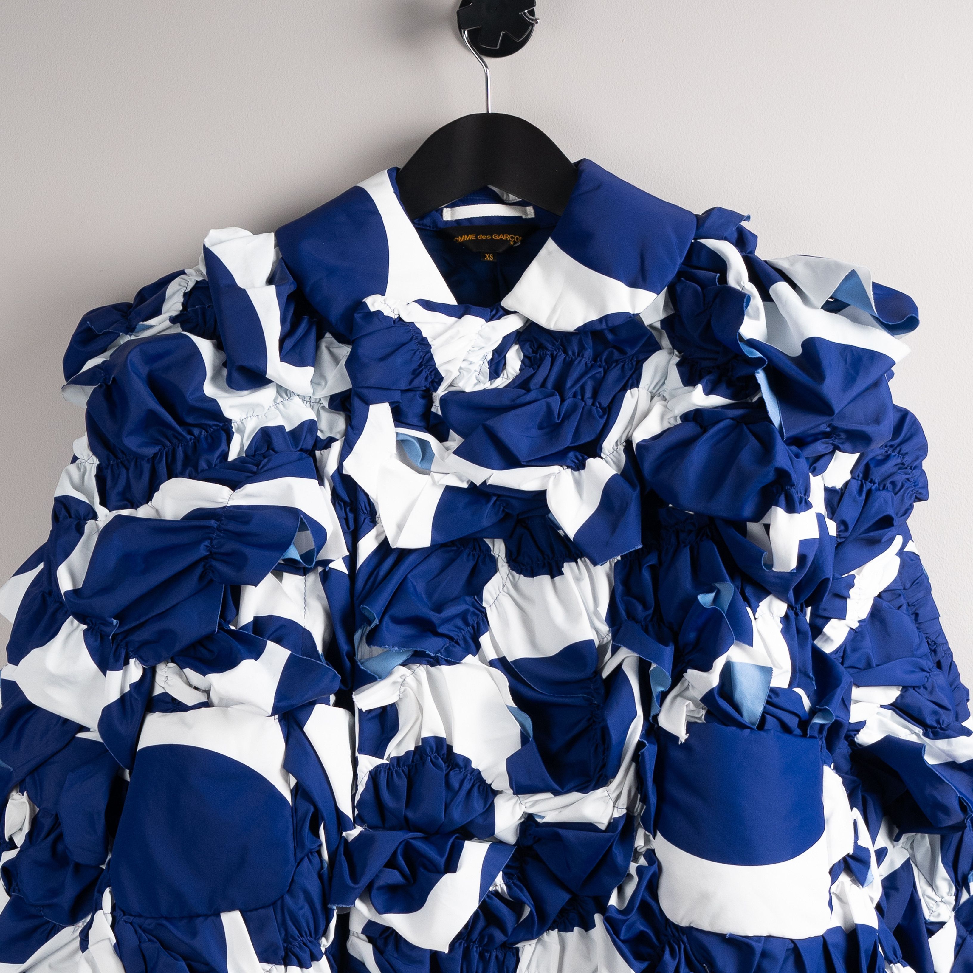 Comme des Garcons Comme Des Garcons SS24 Ruffle Jacket White/Blue Size XS / US 0-2 / IT 36-38 - 4 Thumbnail