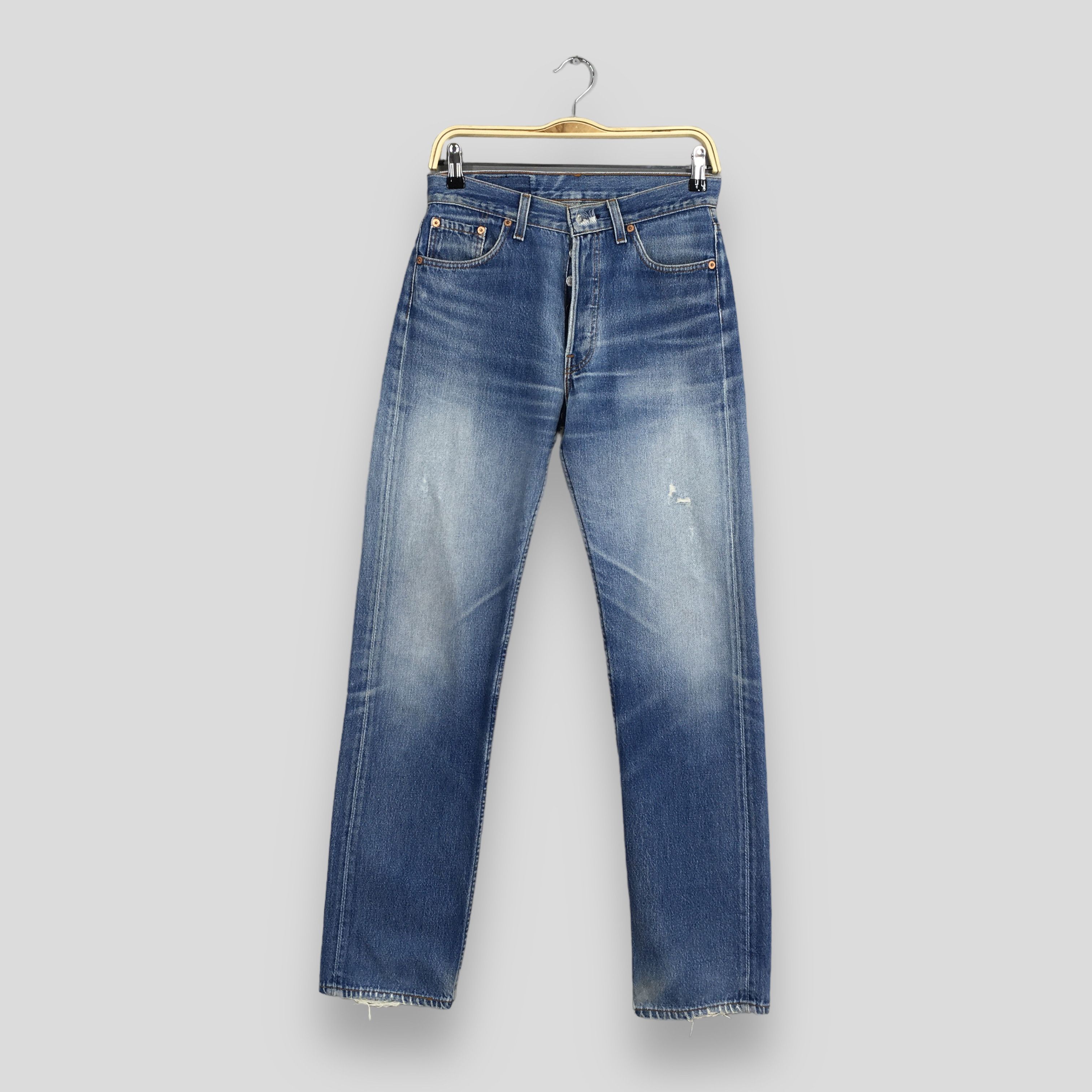 Levi's Size 27x31 Vintage 80s Levi's 501 Distressed Jeans S1792 Size 27" / US 4 / IT 40 - 1 Thumbnail