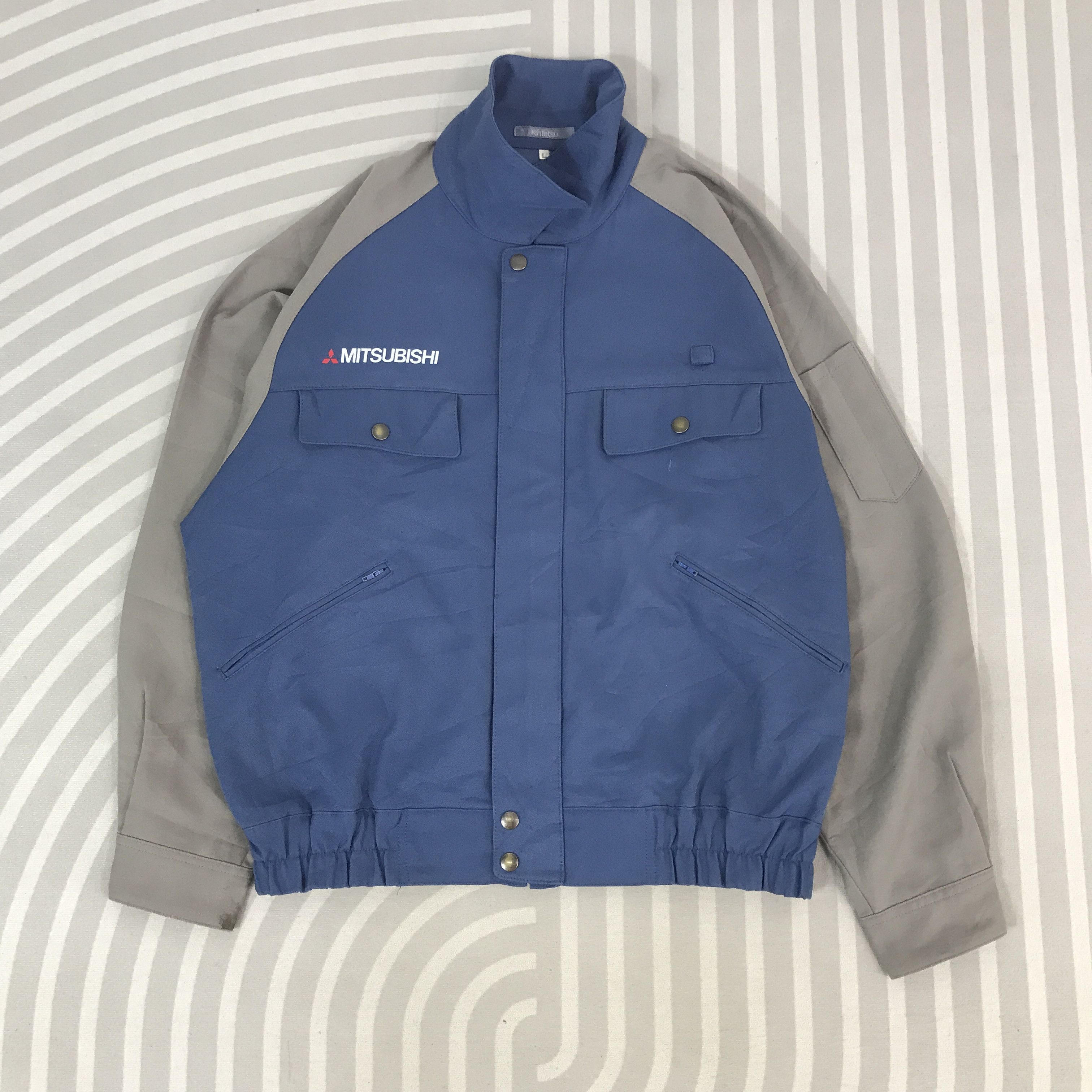 Japanese Brand Vintage Mitsubishi Racing motorsport custom Jacket Size US L / EU 52-54 / 3 - 2 Thumbnail