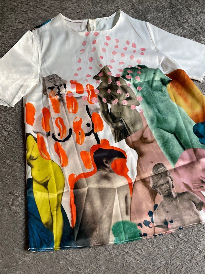 Marni Marni blouses SS19 Runway Collage Printed Drape Size M / US 6-8 / IT 42-44 - 4 Thumbnail