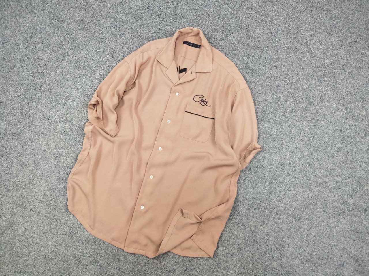 Japanese Brand Vintage Rageblue Japan Uniform factory logo Button shirt Size US L / EU 52-54 / 3 - 3 Thumbnail