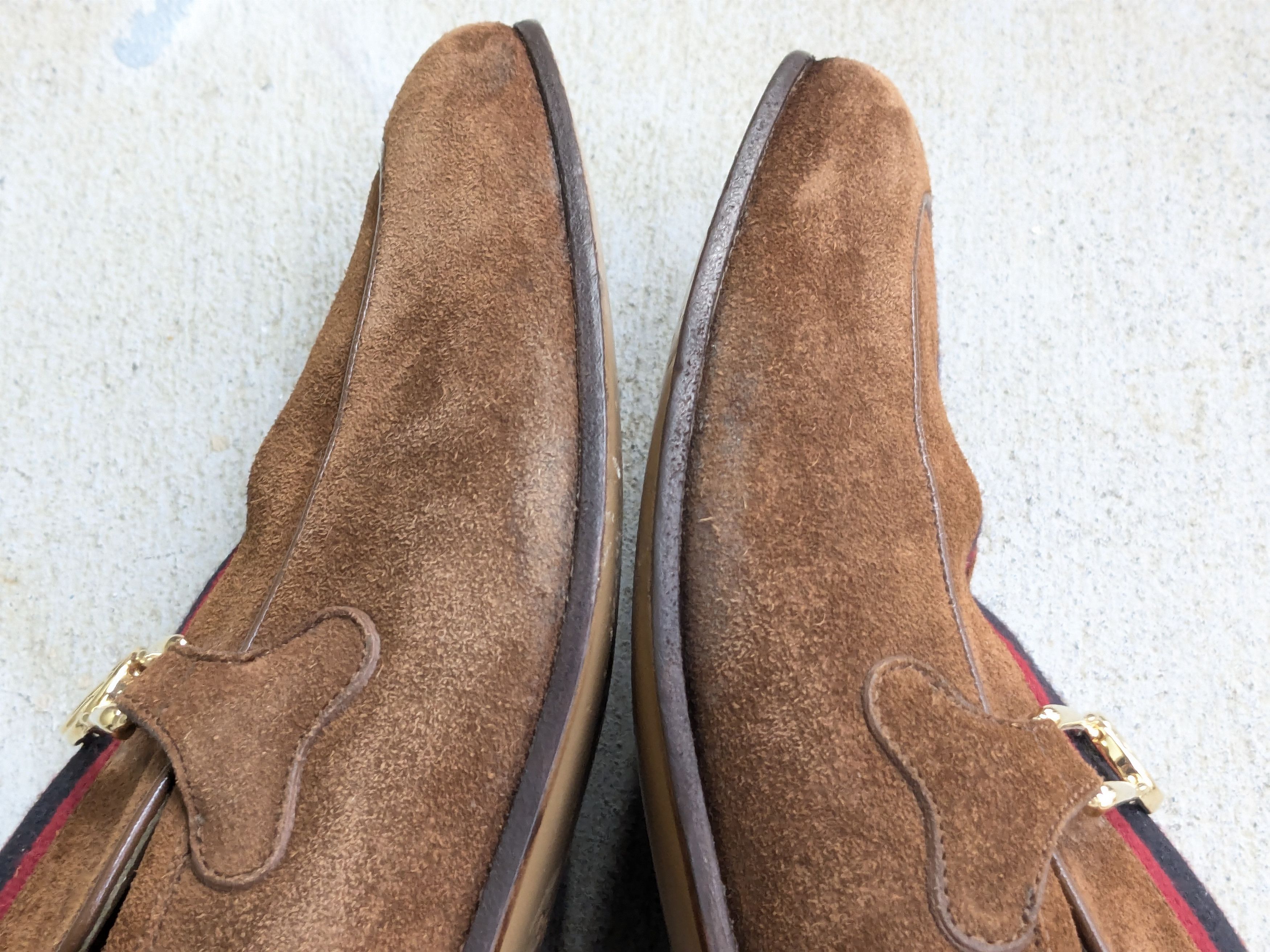 Gucci Gucci Interlocking G Loafers Brown Suede 9 Web Horsebit Size US 9 / EU 42 - 6 Thumbnail