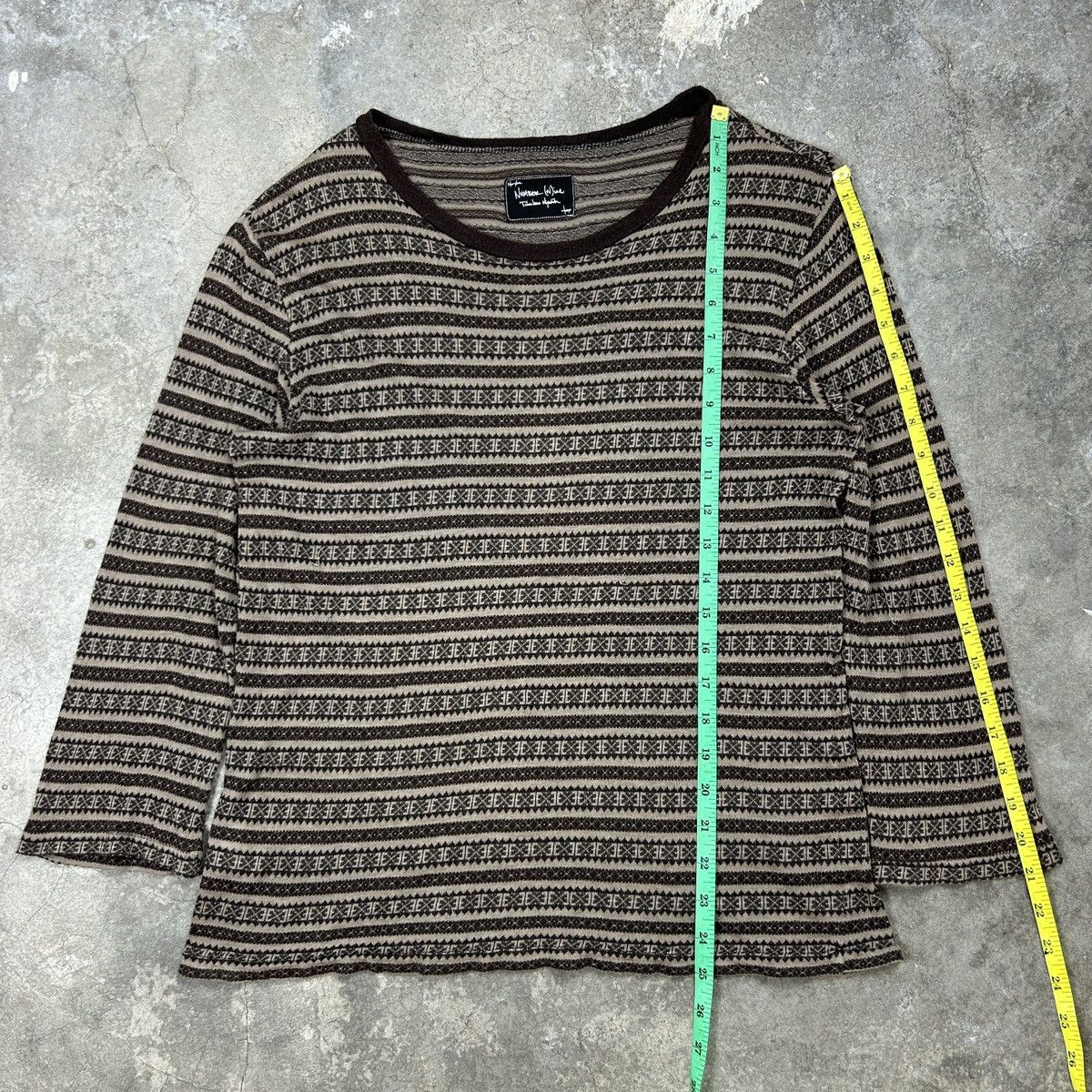 Japanese Brand × Number (N)ine 1990s Number (N)ine - Brown Top Size US M / EU 48-50 / 2 - 6 Thumbnail