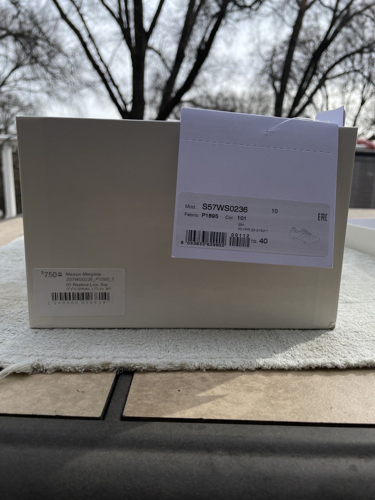Maison Margiela Maison Margiela GAT White Gray Size 40/7 US BRAND NEW Size US 7 / EU 40 - 8 Thumbnail