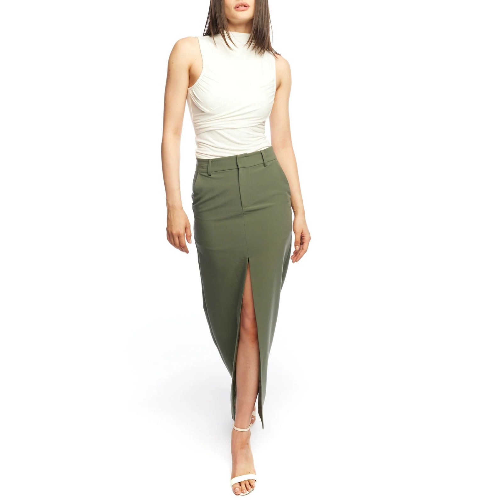 REVOLVE LBLC The Label Tess Skirt - Jade Sz M Size 30" / US 8 / IT 44 - 1 Thumbnail