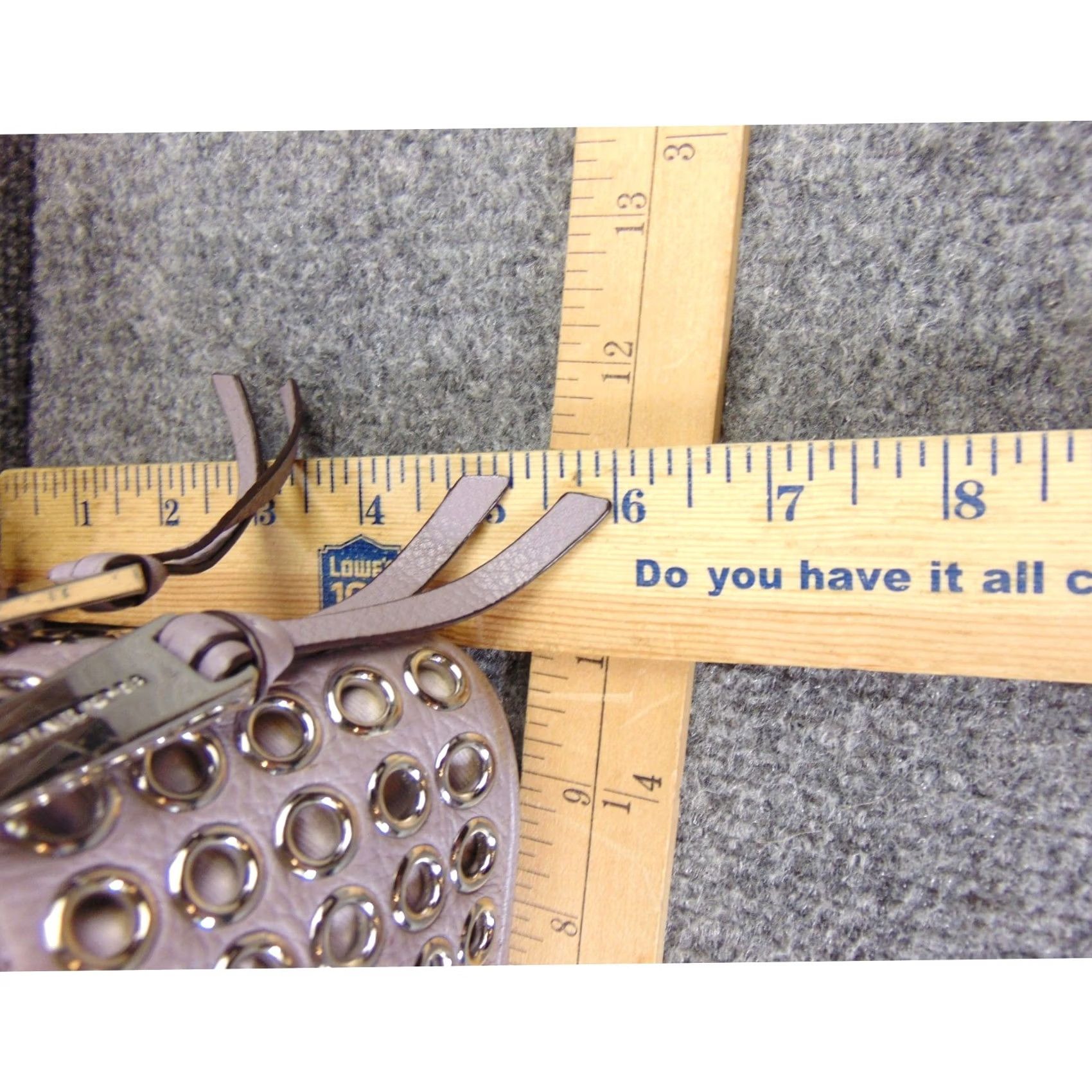 Michael Kors Michael Kors Rhea Backpack Lavender Purple Pebbled Leather Studded Grommet Bag Size ONE SIZE - 3 Thumbnail