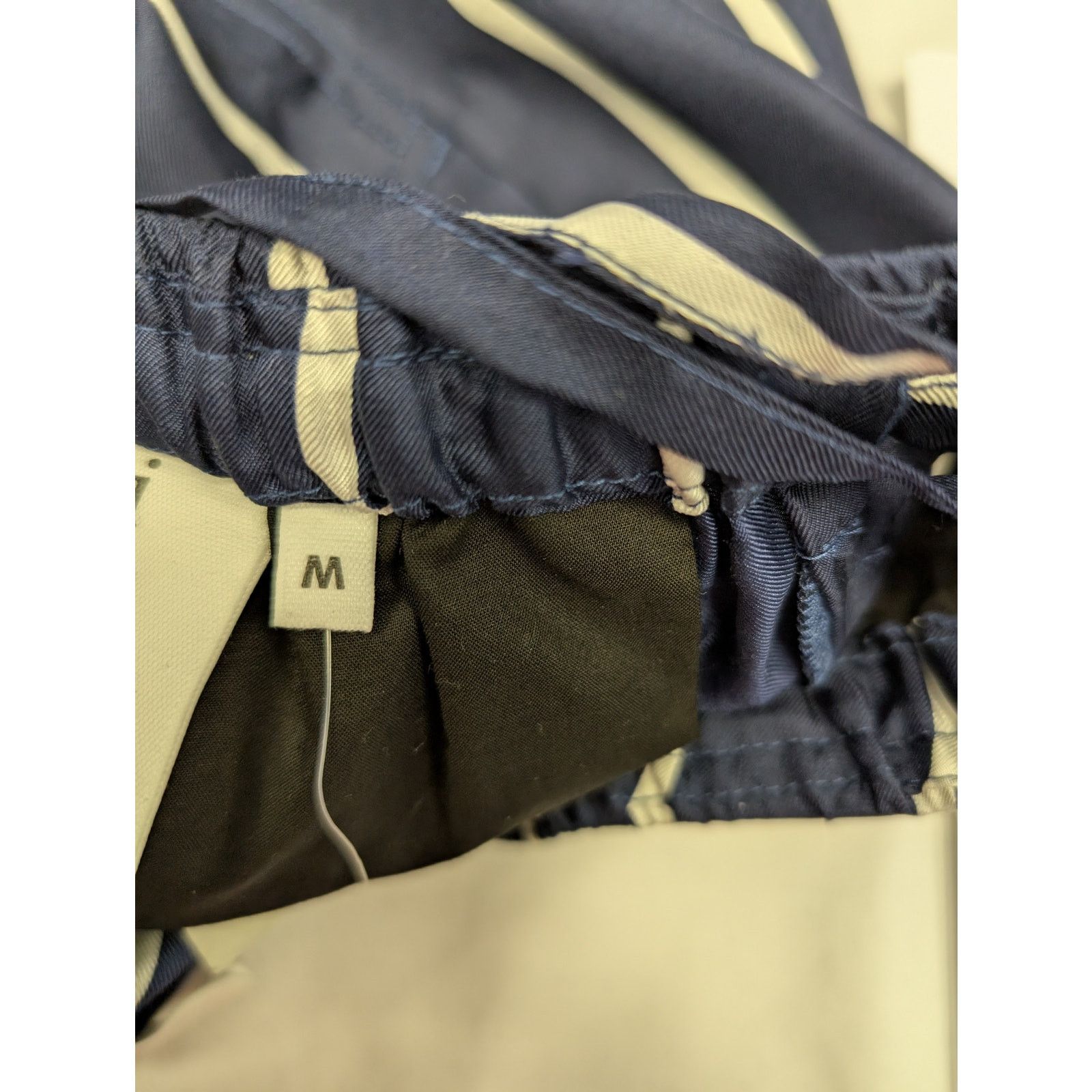 AMI o1rshd1 CC20 Stripped Shorts in Blue/White Size US 32 / EU 48 - 12 Thumbnail