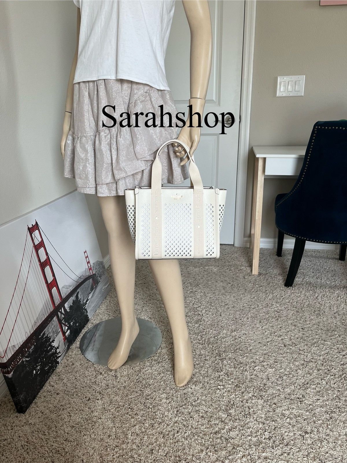 Kate Spade Kate spade Kip Perforated Leather Small Tote Size ONE SIZE - 8 Thumbnail