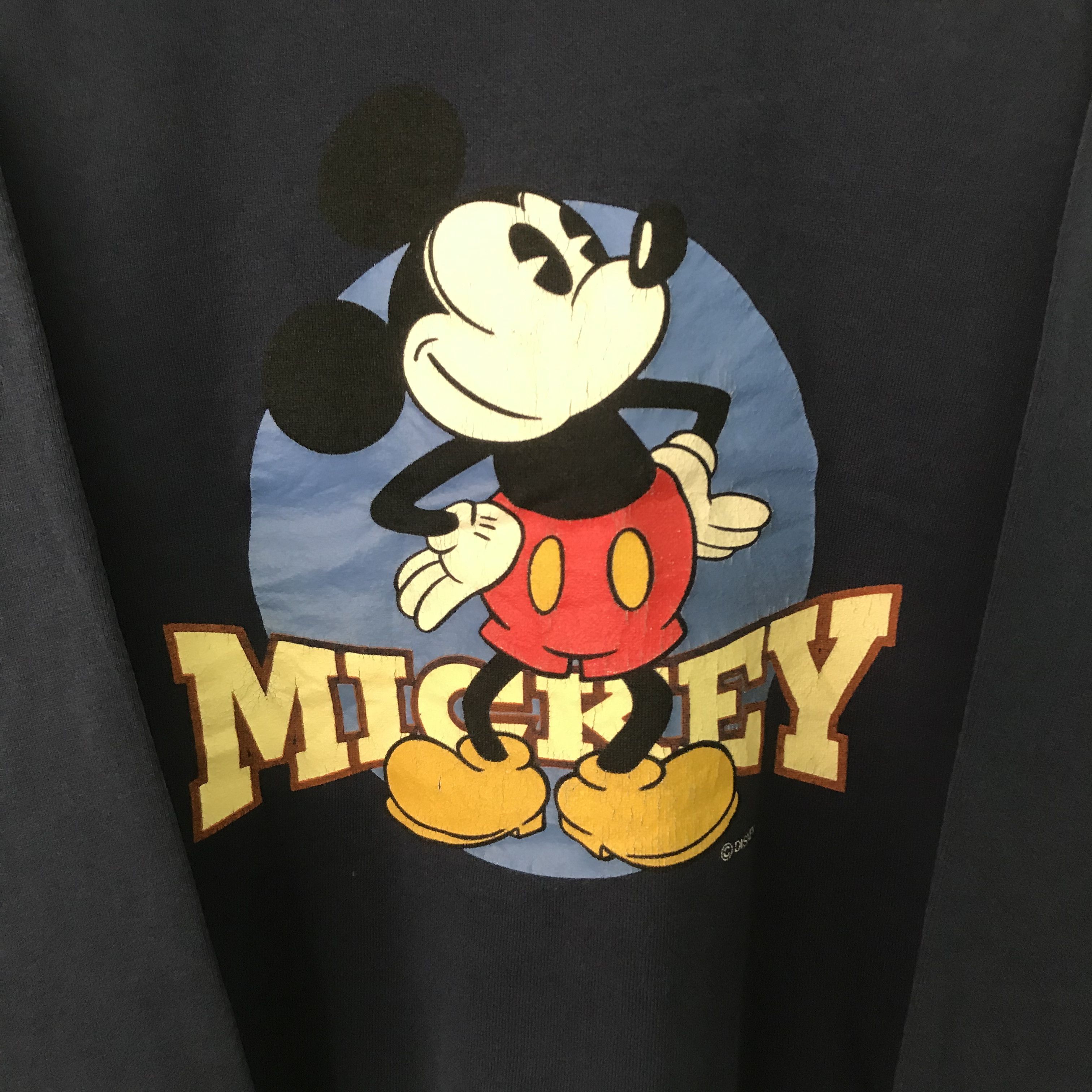 Mickey Mouse Vintage 90's Mickey Mouse Blue Sweatshirt - 327 Size US S / EU 44-46 / 1 - 6 Thumbnail
