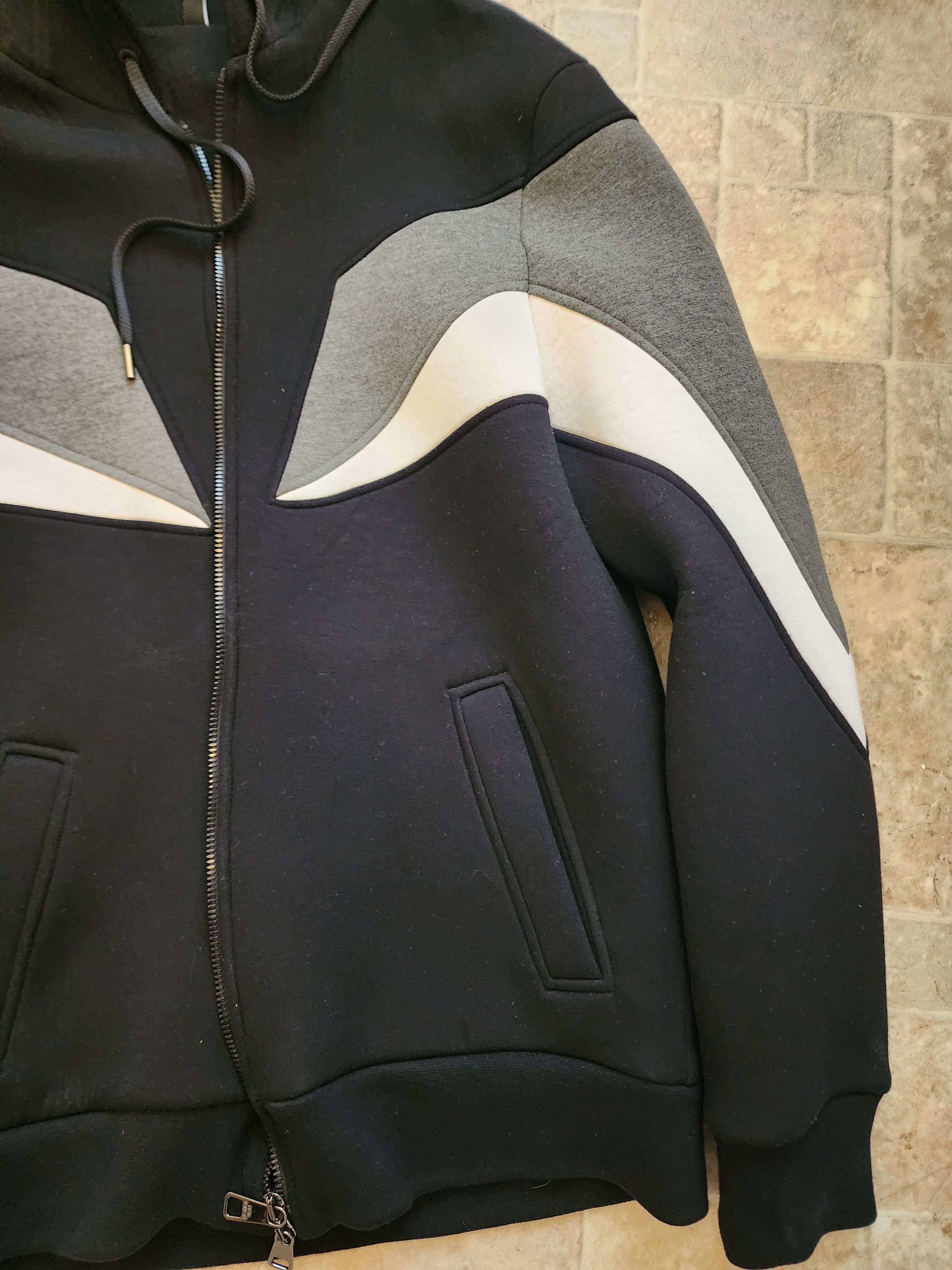 Neil Barrett NEIL BARRETT MODERNIST NEOPRENE HOODIE SIZE SMALL Size US S / EU 44-46 / 1 - 3 Thumbnail