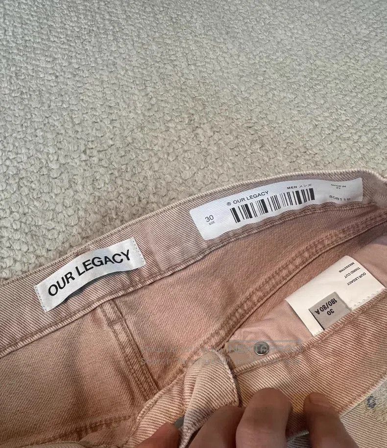 Our Legacy Our Legacy Embroidered butterfly denim pants Size US 30 / EU 46 - 3 Thumbnail