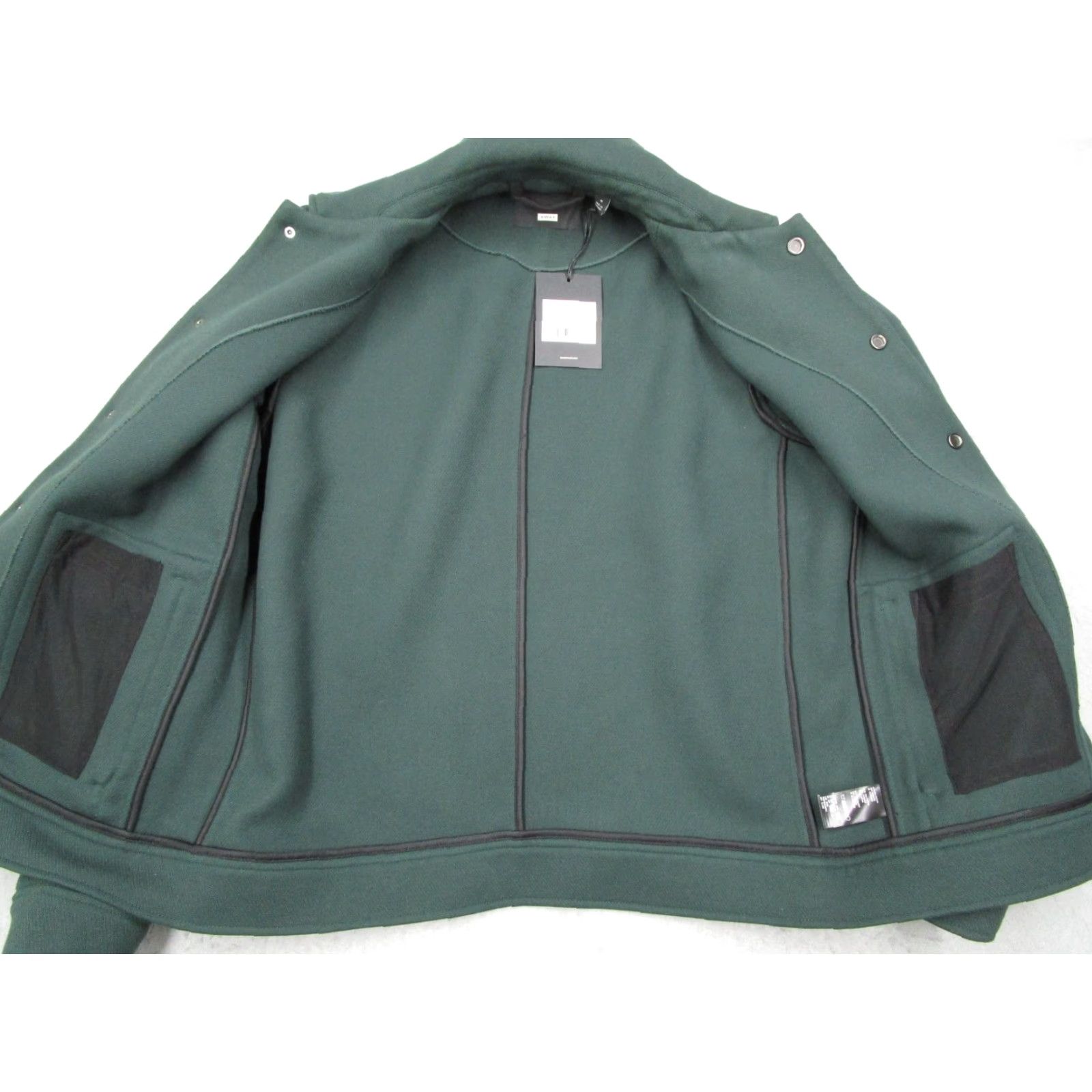 Vintage Away Travel Jacket Mens Medium Green Snap Front Shacket Travel Work Bomber Shirt Outdoor Zipped Pockets Size US M / EU 48-50 / 2 - 3 Thumbnail