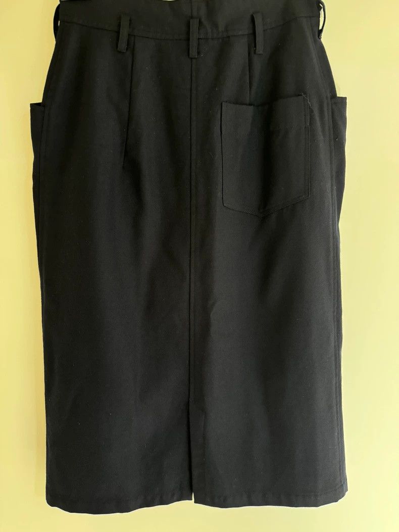 Y's Y's size os Dark blue wool skirt Size 23" - 4 Thumbnail
