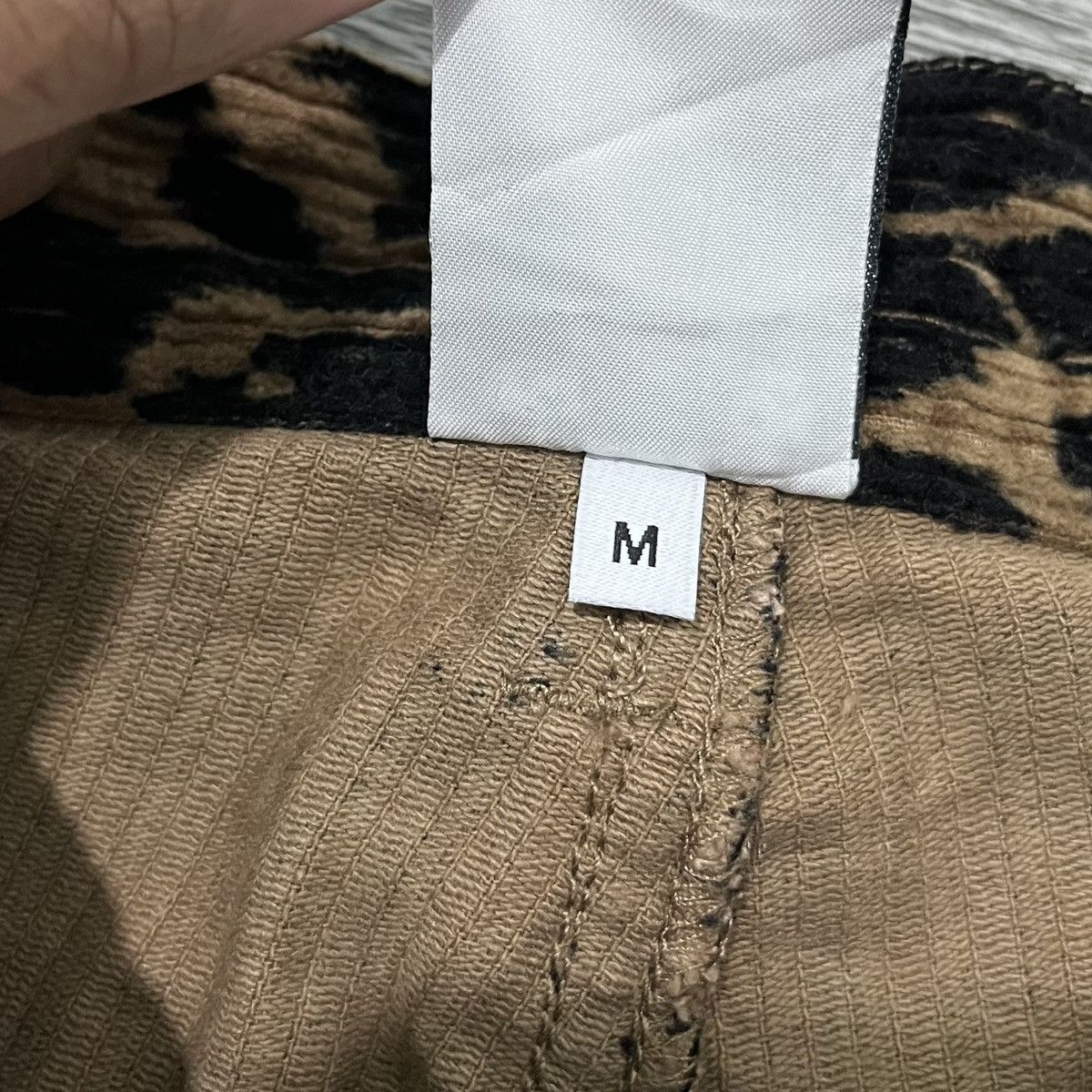 Japanese Brand X-GIRL Cargo Pocket Leopard Corduroy Pant Size US 26 / EU 42 - 15 Thumbnail