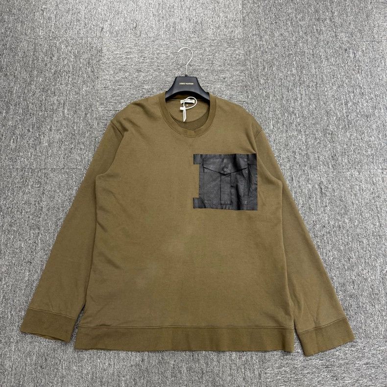 Valentino Valentino Leather Patch Sweatshirt Size US XL / EU 56 / 4 - 1 Thumbnail