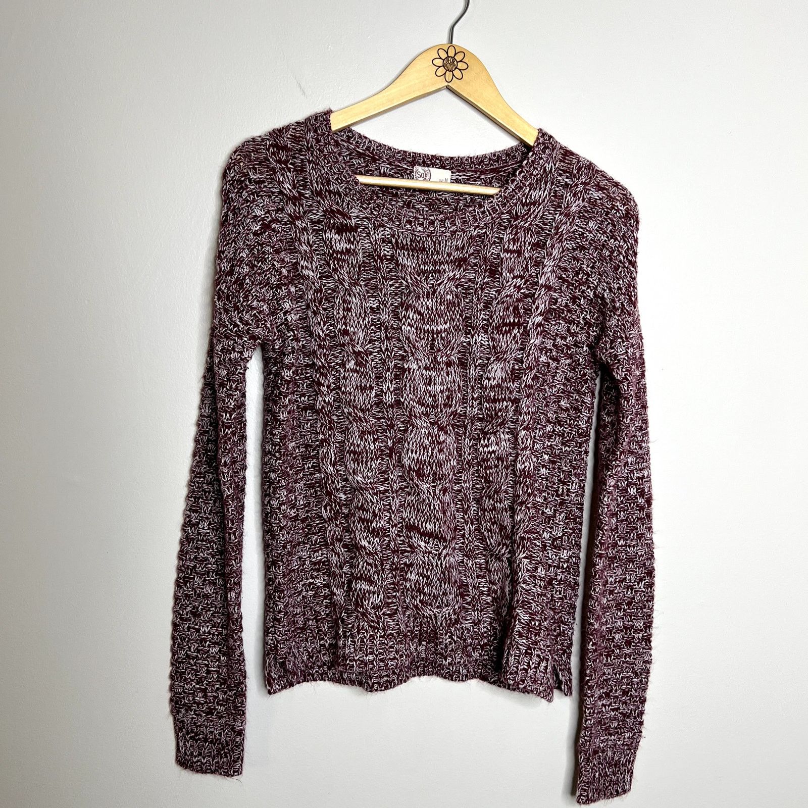 Other SO Purple Knit Crewneck Sweater Size M / US 6-8 / IT 42-44 - 4 Thumbnail