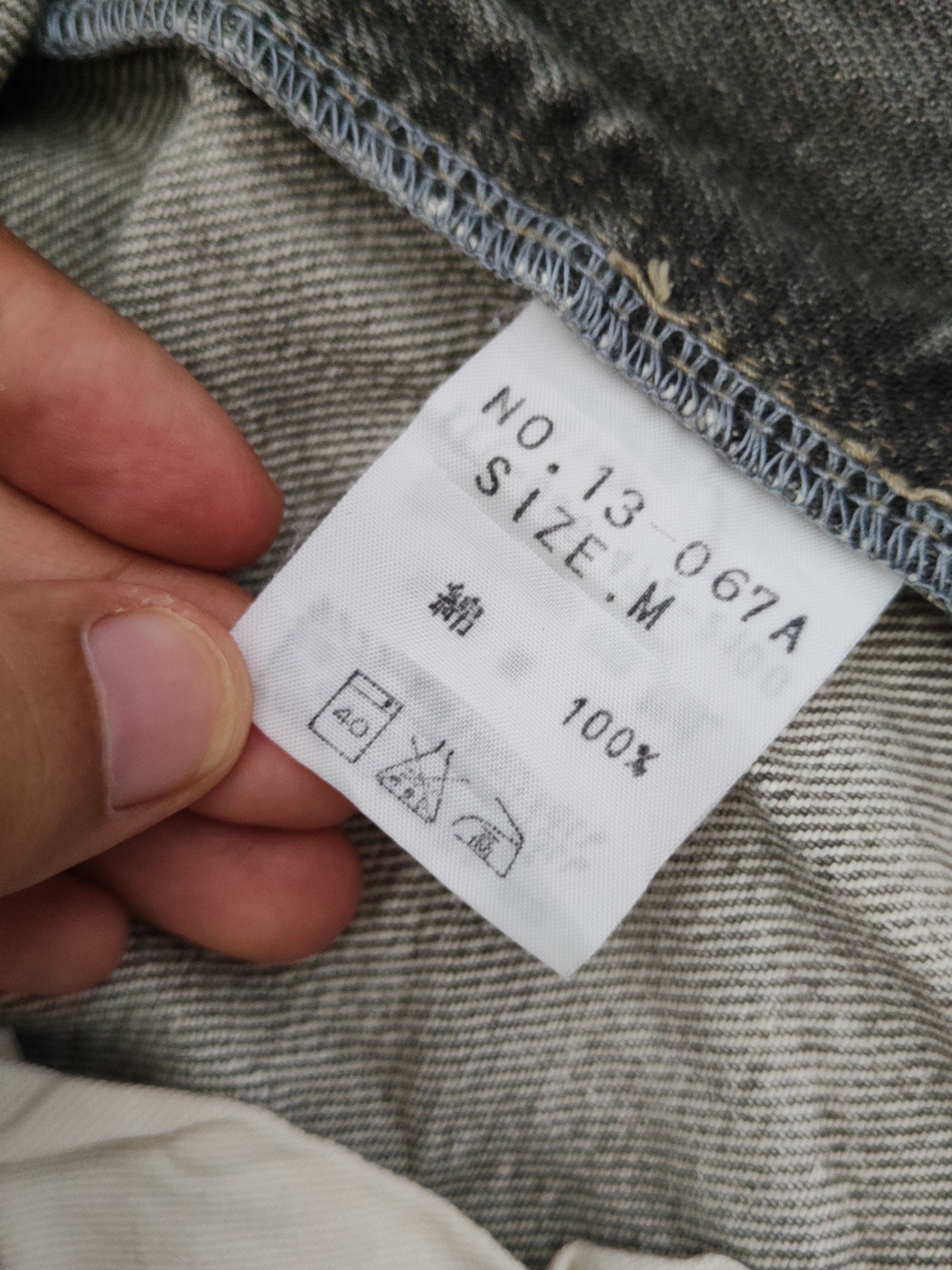 Japanese Brand Domingo faded Distressed Ripped vintage denim Jeans #S2217 Size US 30 / EU 46 - 13 Thumbnail