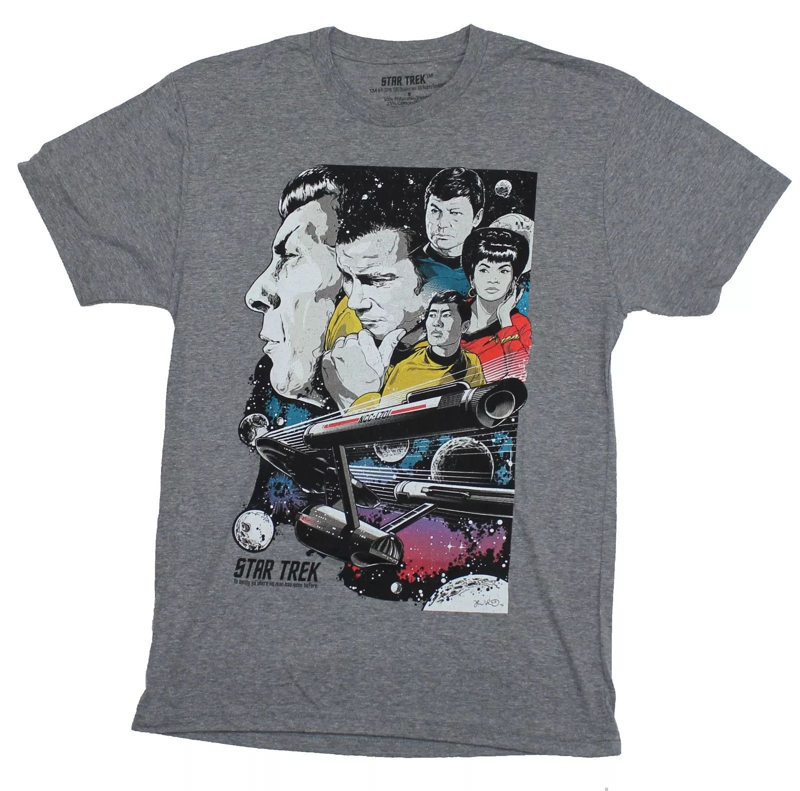Polo Ralph Lauren Star Trek Mens T-Shirt - Anniversary Classic Cast Size US XXS / EU 40 - 1 Preview