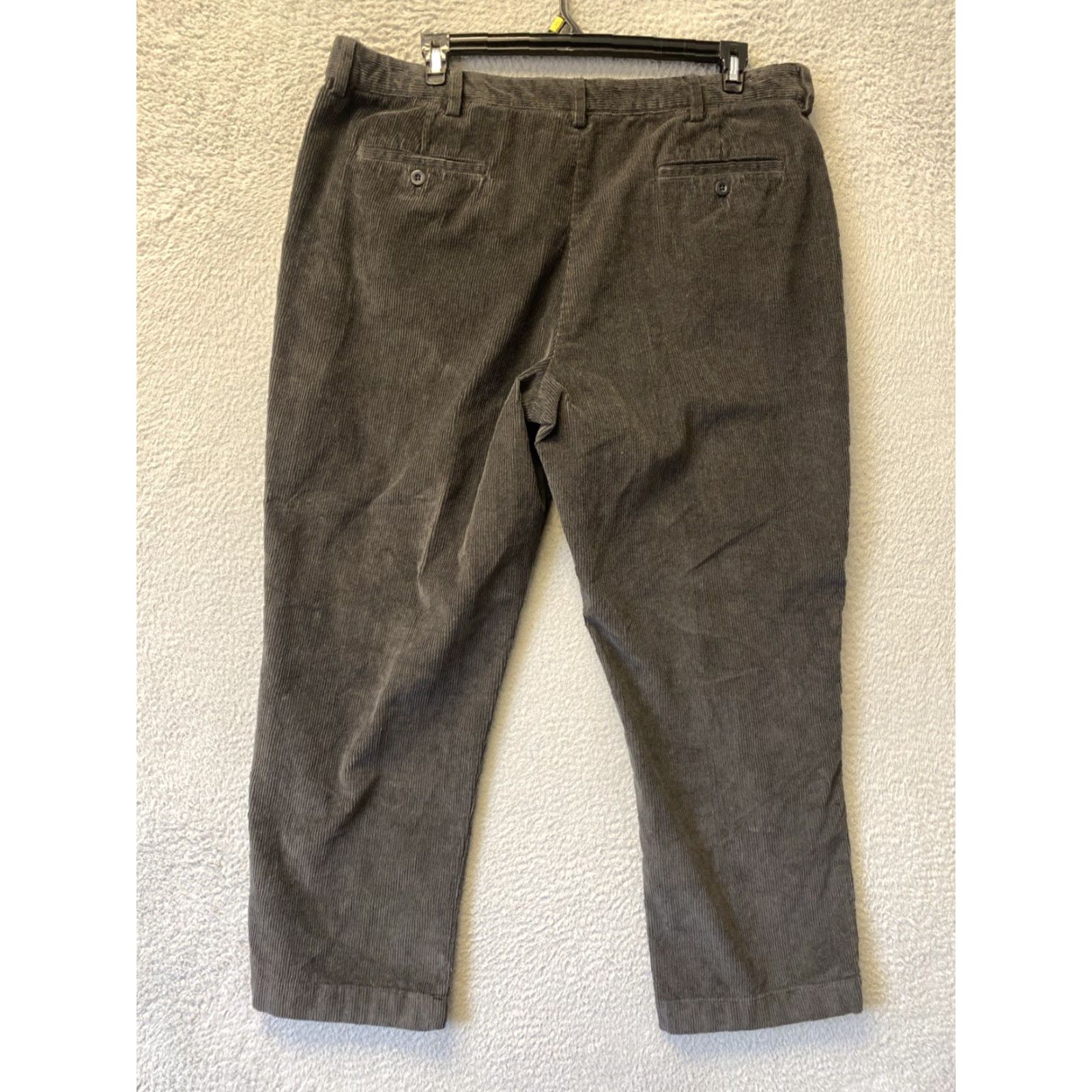 Vintage VINTAGE LL Bean Corduroy Pants Mens 40x30 Gray Classic Straight Leg Adult Regular 40 Dark Gray Vintage Outdoor/Travel Mens Size US 40 / EU 56 - 6 Thumbnail