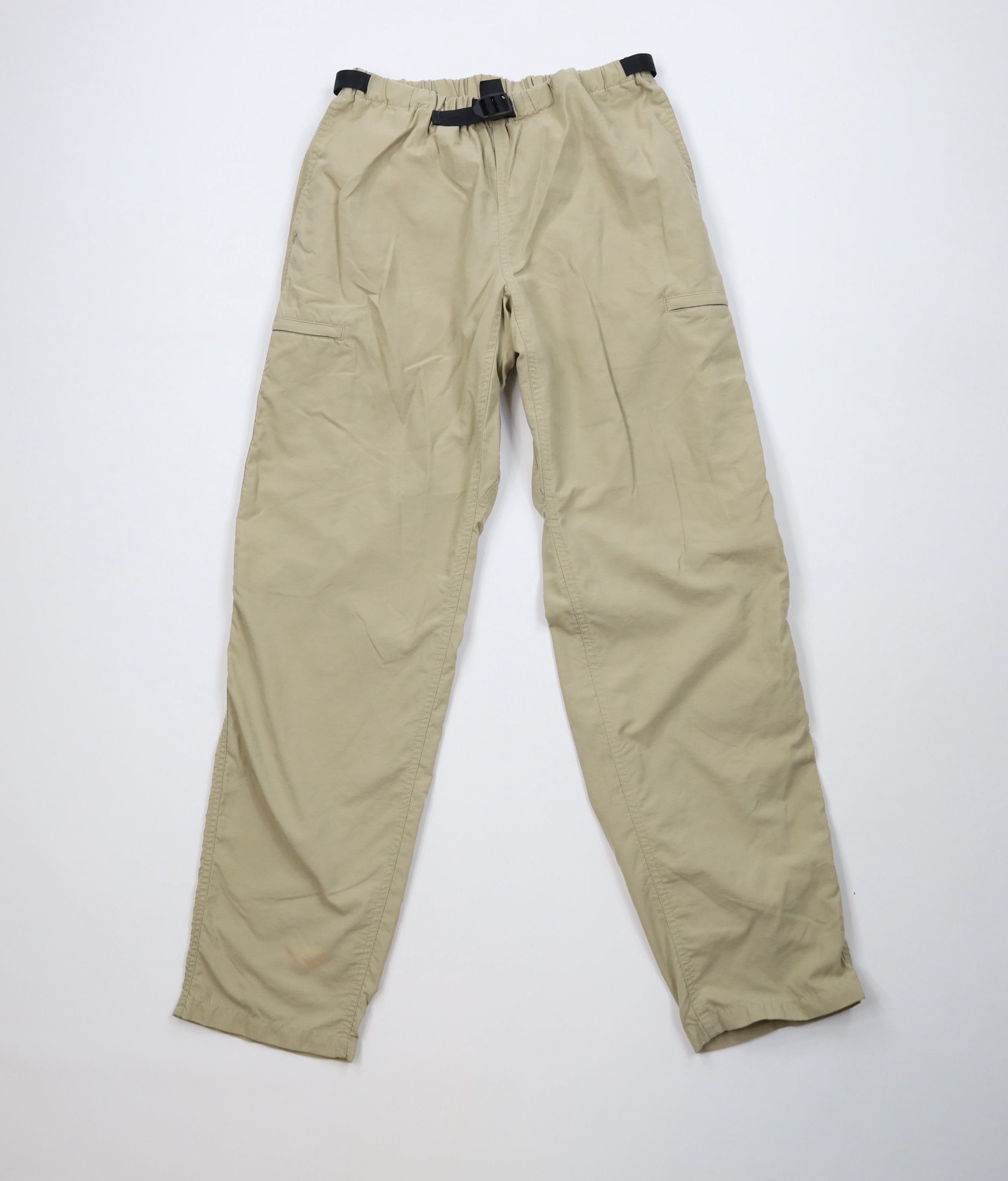 Patagonia Vintage 90s Patagonia Spell Out Belted Cargo Pants Beige Size US 30 / EU 46 - 1 Thumbnail