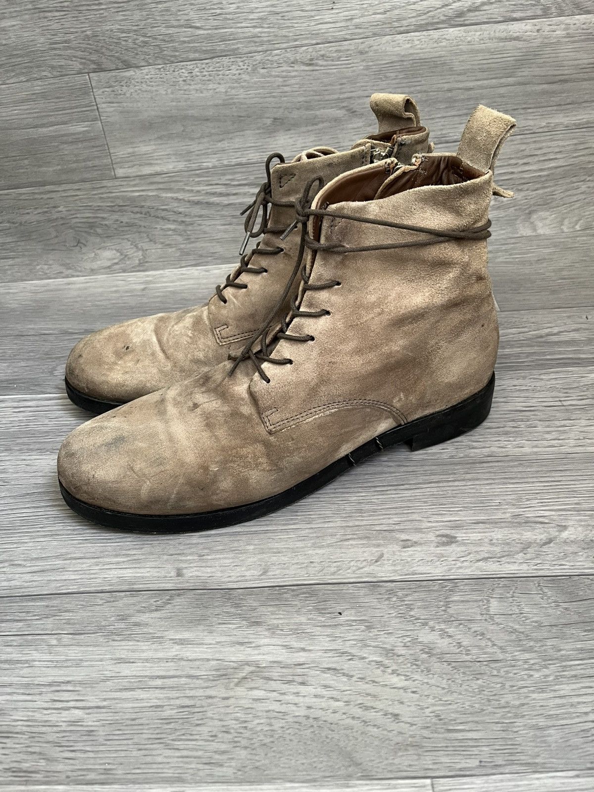 A.S.98 A.S. 98 avant garde style brown grunge boots Size US 11 / EU 44 - 1 Thumbnail