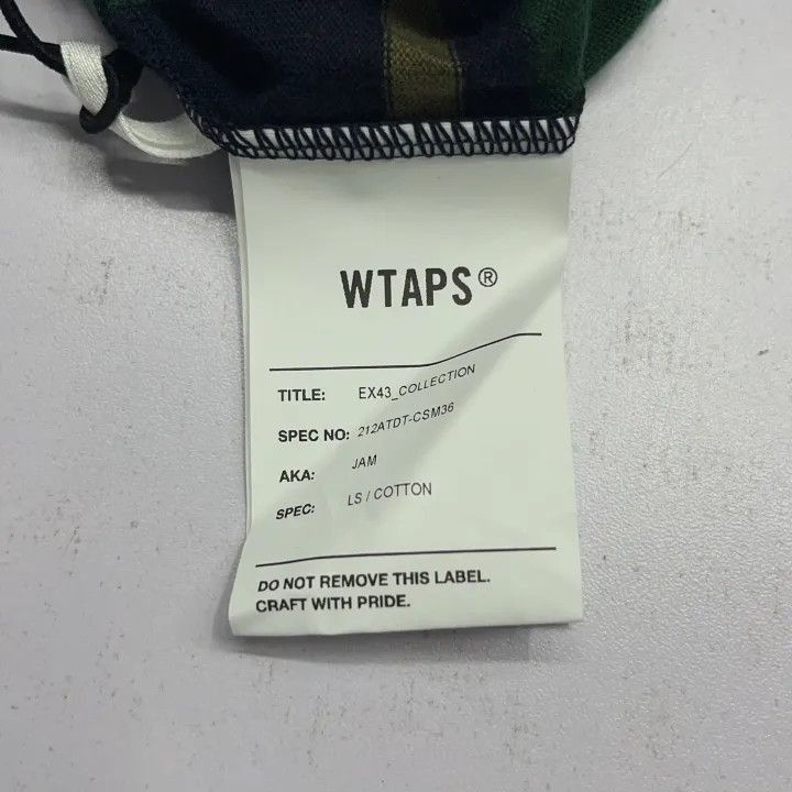 Wtaps WTAPS Striped Casual Embroidery Long Sleeve Tee -2507 Size US M / EU 48-50 / 2 - 2 Thumbnail
